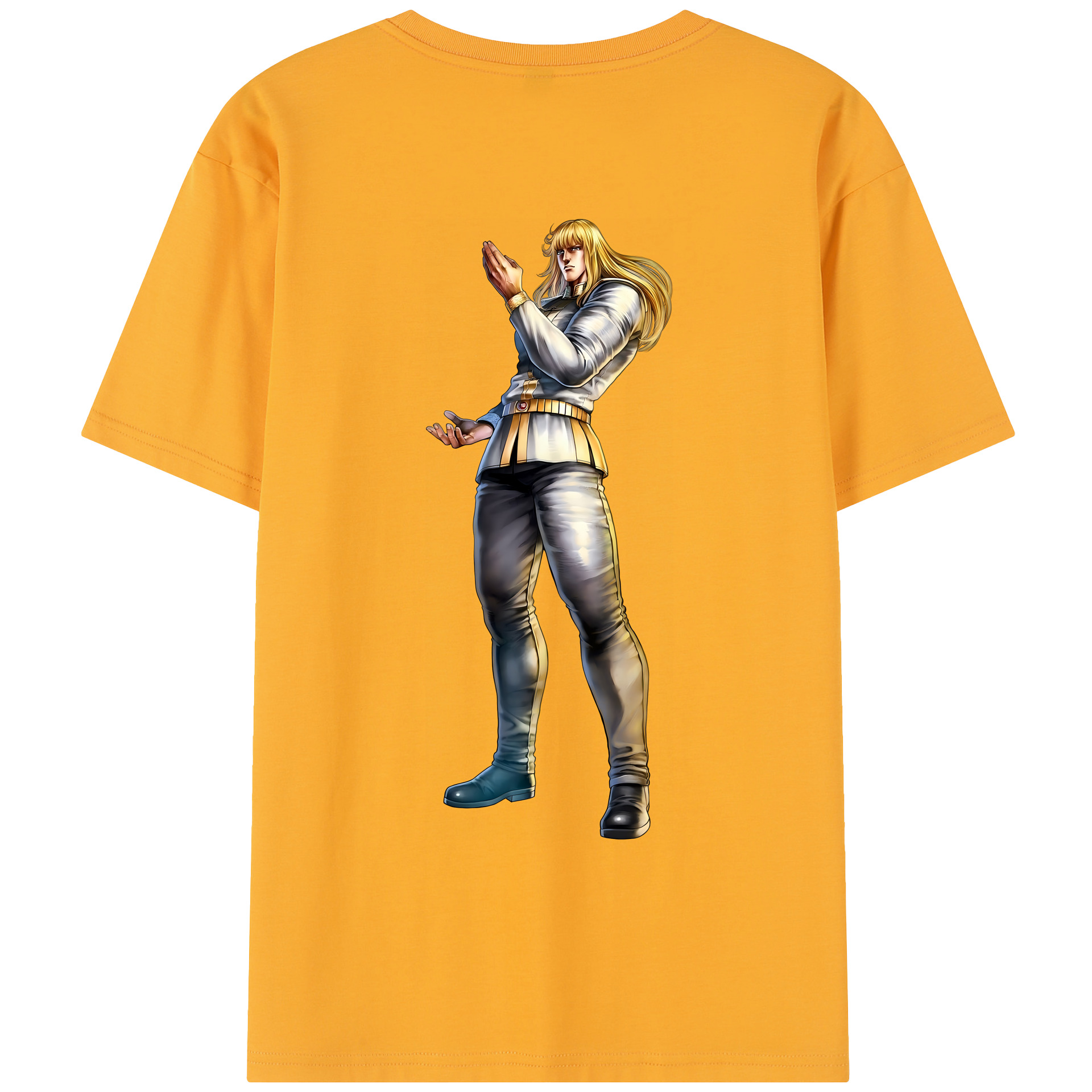 （画像用） 北斗の拳 Fist of the North Star レディース半袖Tシャツ(バックプリント)