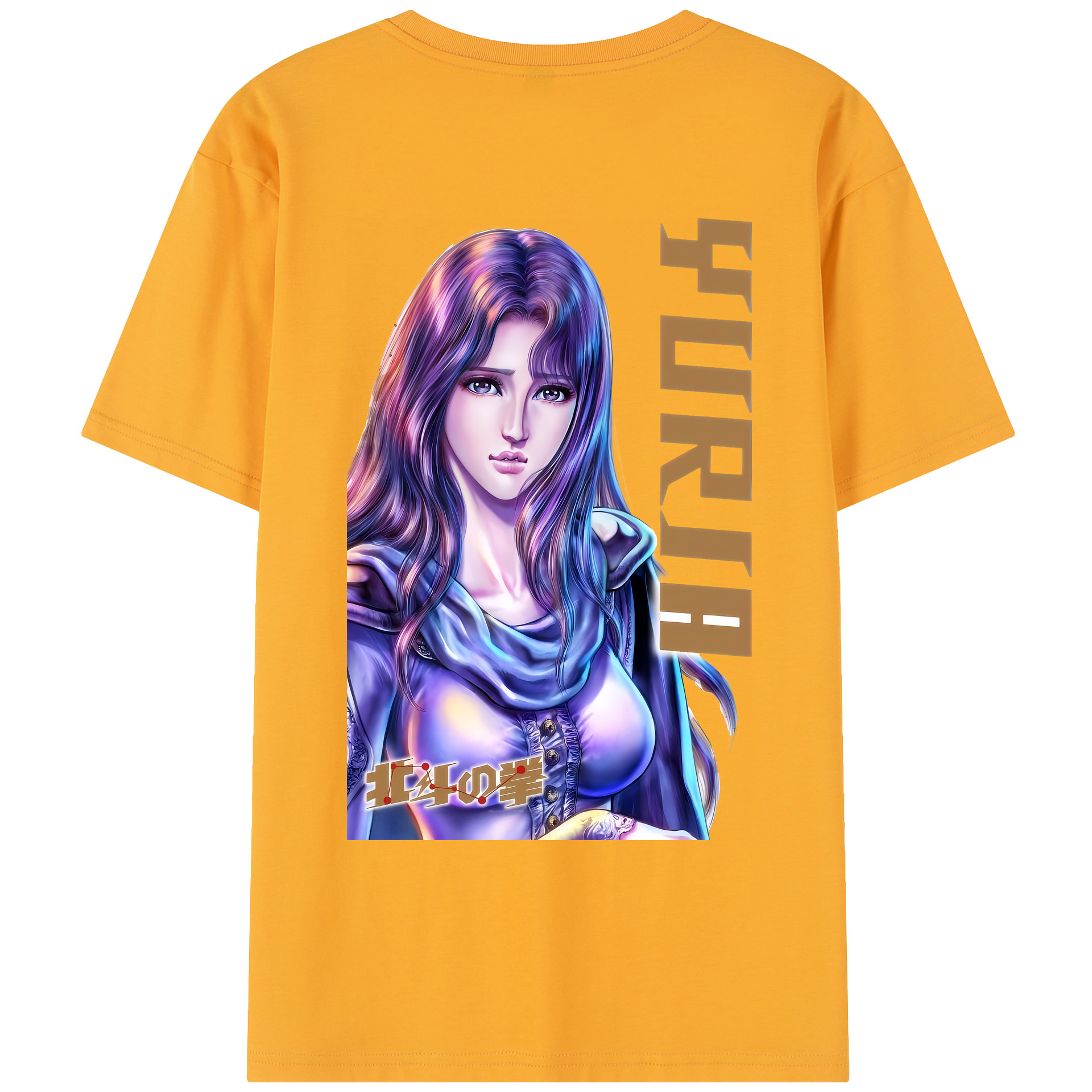 （画像用） 北斗の拳 Fist of the North Star レディース半袖Tシャツ(バックプリント)