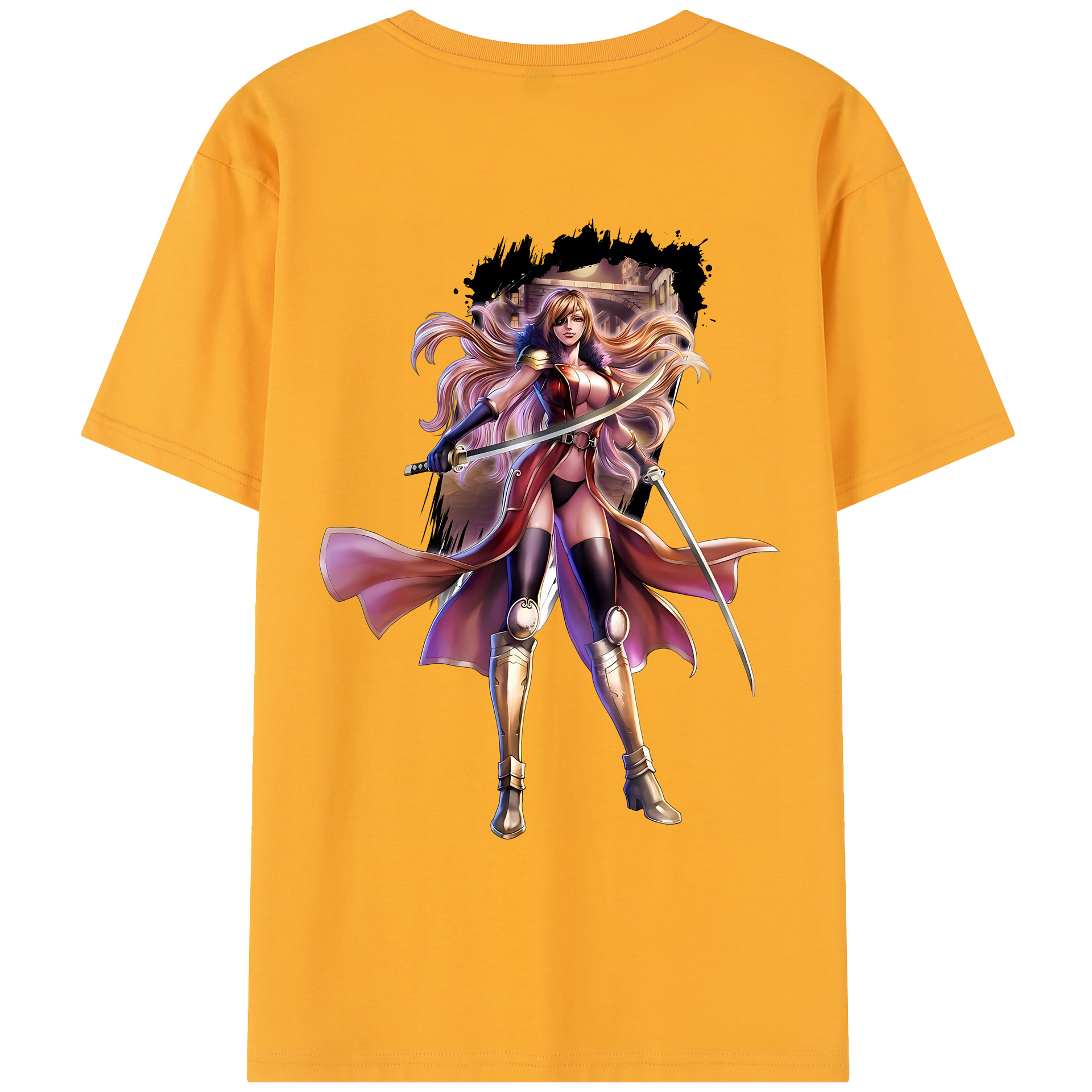 （画像用） 北斗の拳 Fist of the North Star レディース半袖Tシャツ(バックプリント)