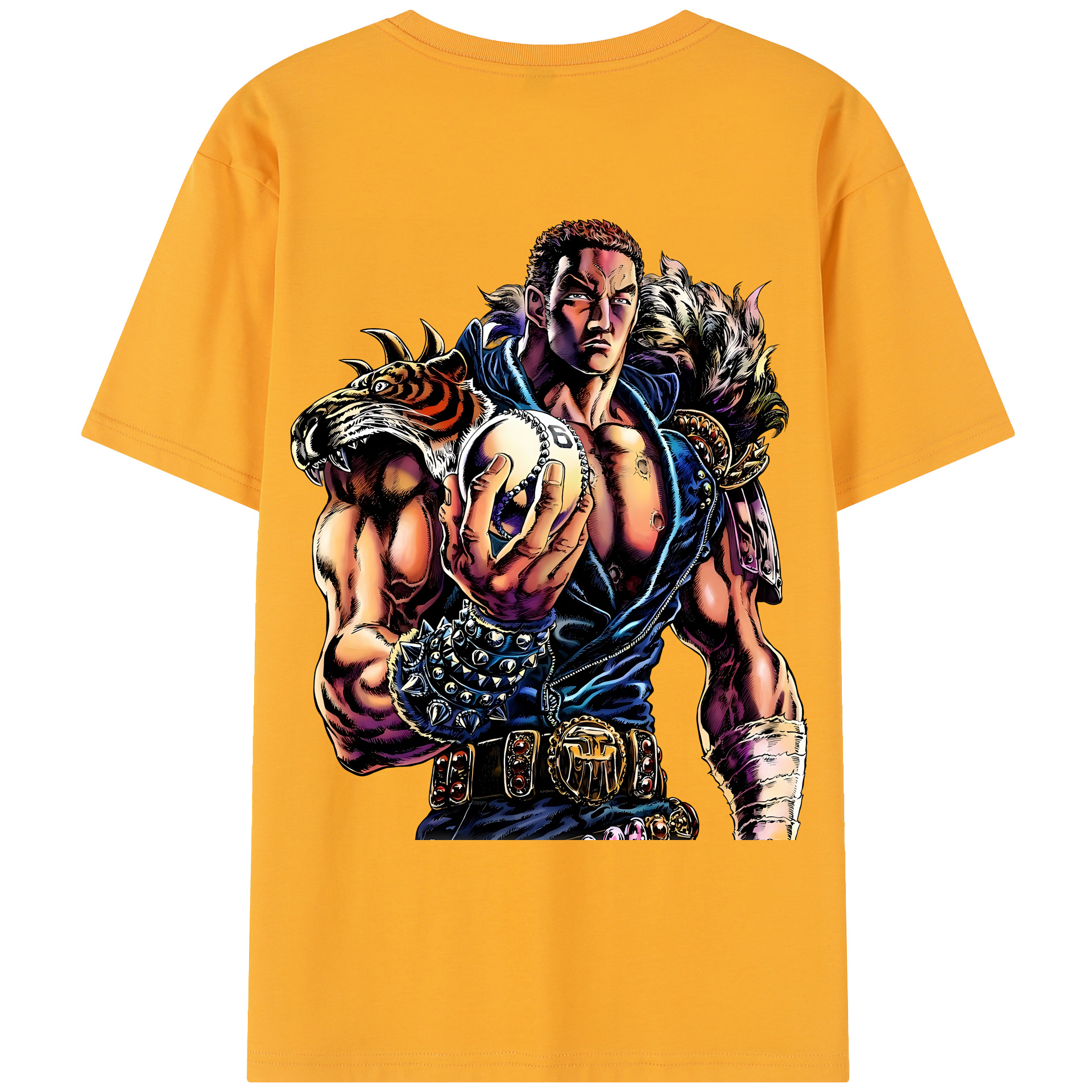 （画像用） 北斗の拳 Fist of the North Star レディース半袖Tシャツ(バックプリント)