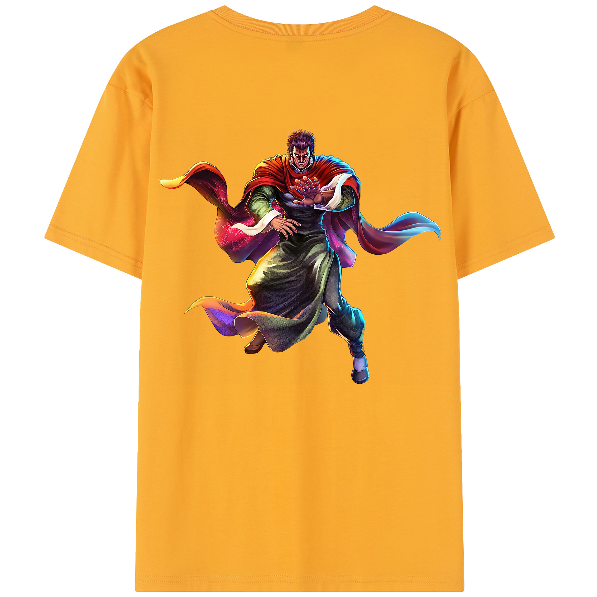 （画像用） 北斗の拳 Fist of the North Star レディース半袖Tシャツ(バックプリント)