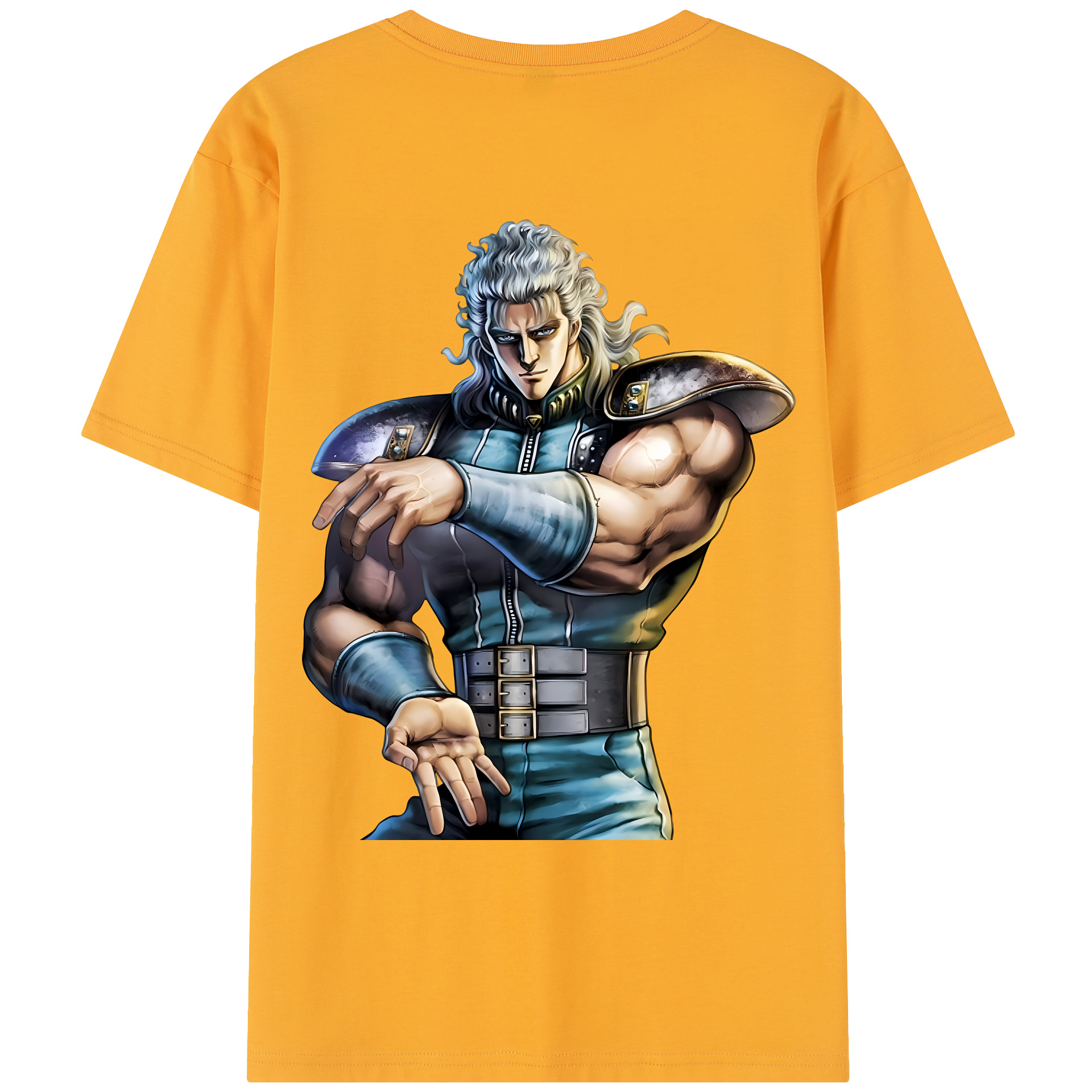 （画像用） 北斗の拳 Fist of the North Star レディース半袖Tシャツ(バックプリント)