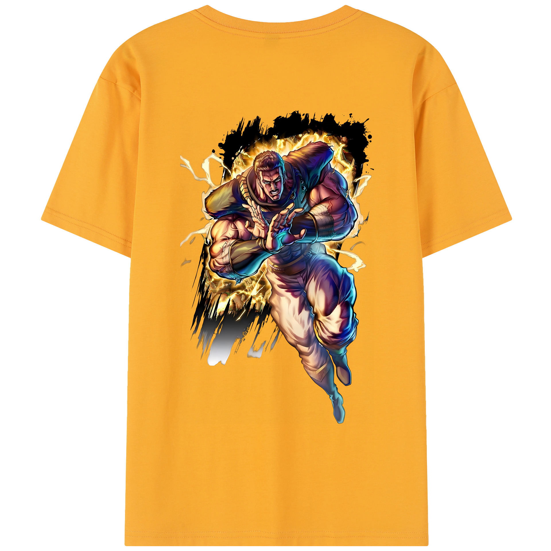 （画像用） 北斗の拳 Fist of the North Star レディース半袖Tシャツ(バックプリント)