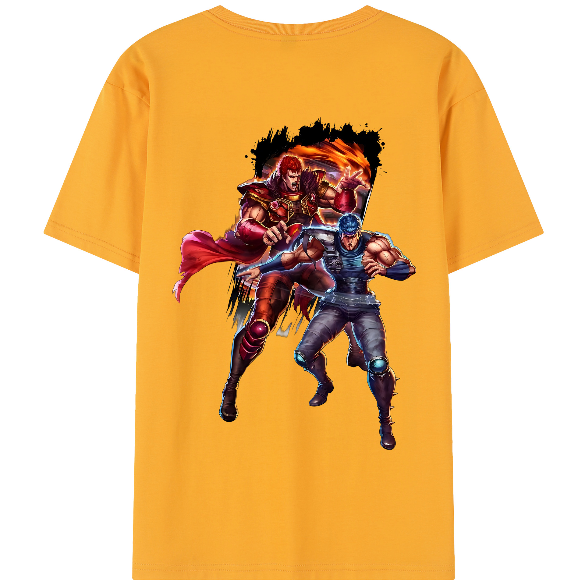 （画像用） 北斗の拳 Fist of the North Star レディース半袖Tシャツ(バックプリント)
