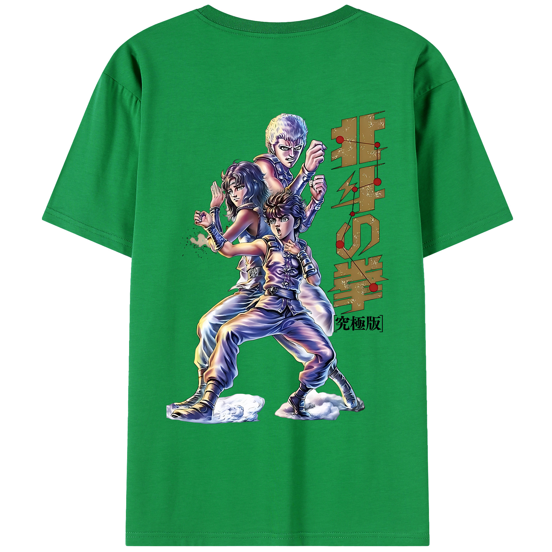 （画像用） 北斗の拳 Fist of the North Star レディース半袖Tシャツ(バックプリント)
