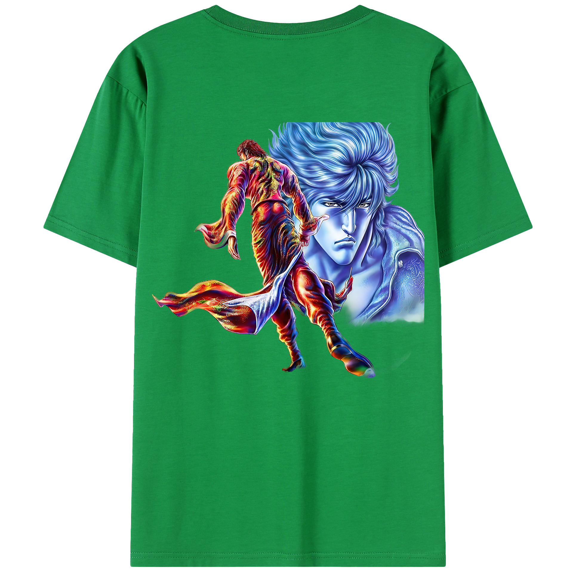 （画像用） 北斗の拳 Fist of the North Star レディース半袖Tシャツ(バックプリント)
