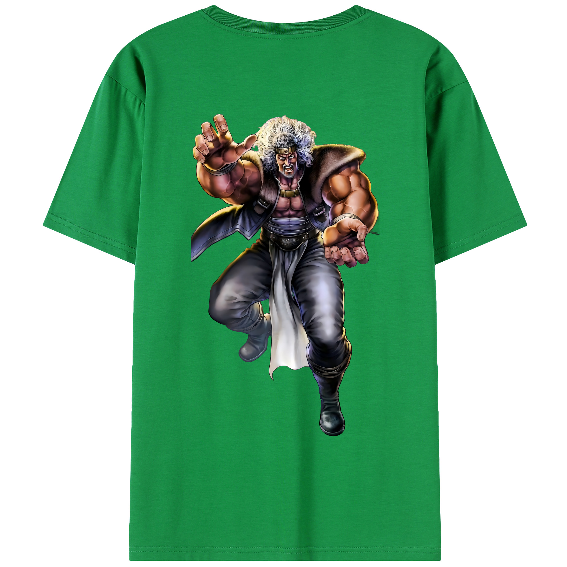（画像用） 北斗の拳 Fist of the North Star レディース半袖Tシャツ(バックプリント)