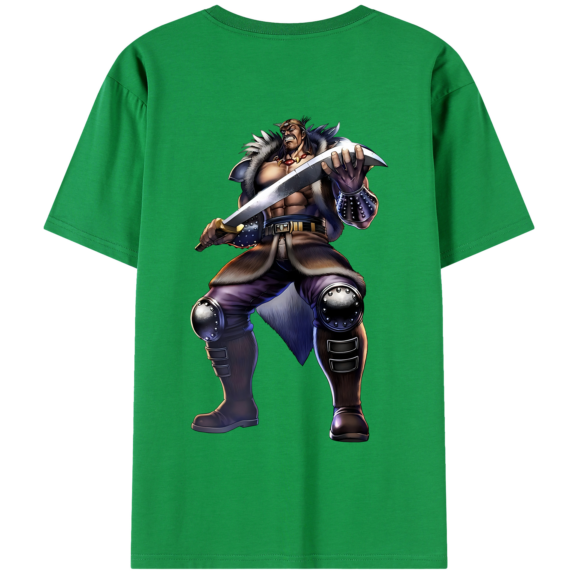 （画像用） 北斗の拳 Fist of the North Star レディース半袖Tシャツ(バックプリント)
