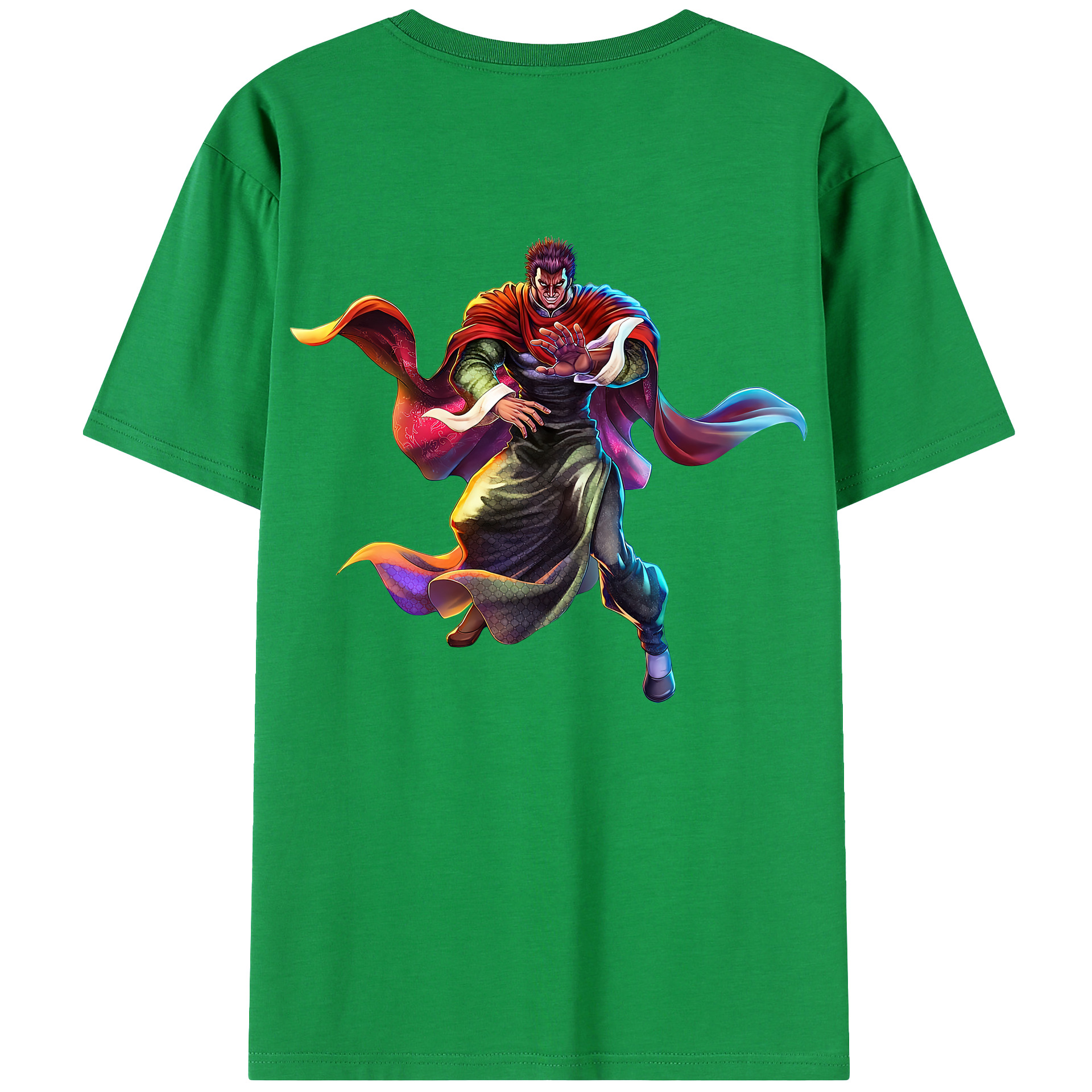 （画像用） 北斗の拳 Fist of the North Star レディース半袖Tシャツ(バックプリント)