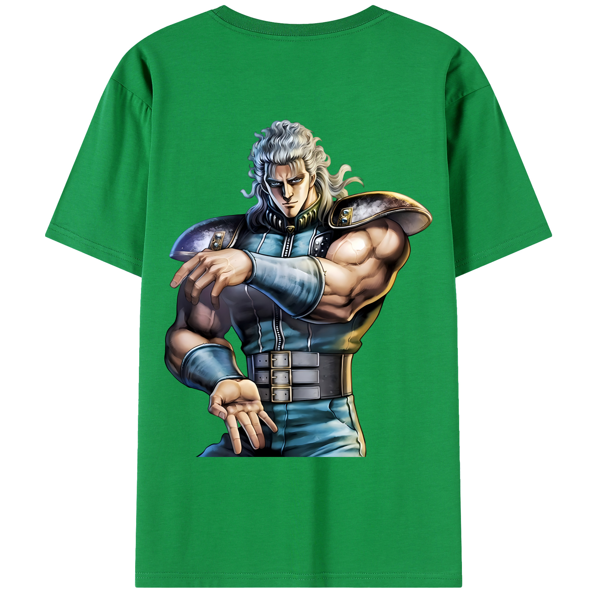（画像用） 北斗の拳 Fist of the North Star レディース半袖Tシャツ(バックプリント)