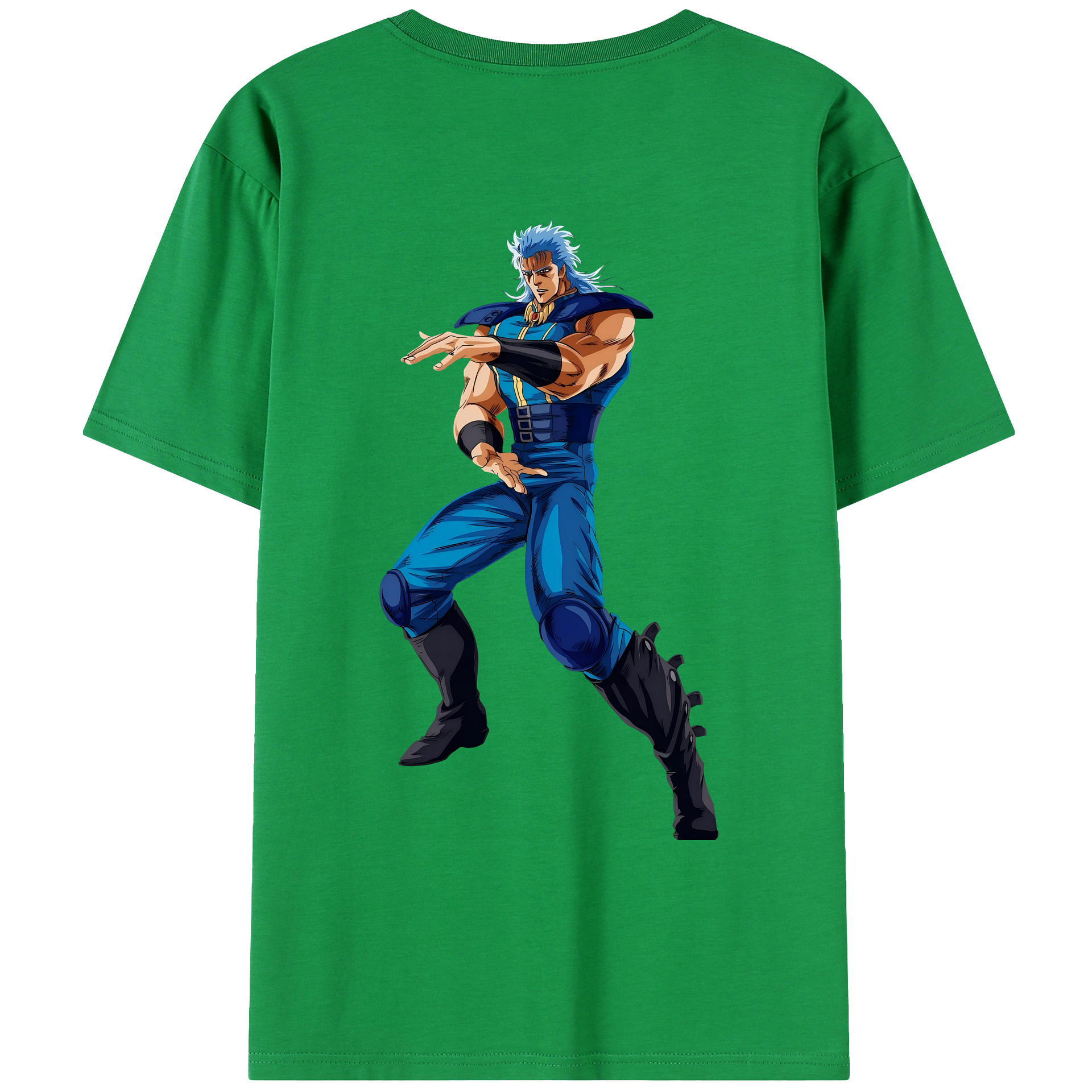 （画像用） 北斗の拳 Fist of the North Star レディース半袖Tシャツ(バックプリント)