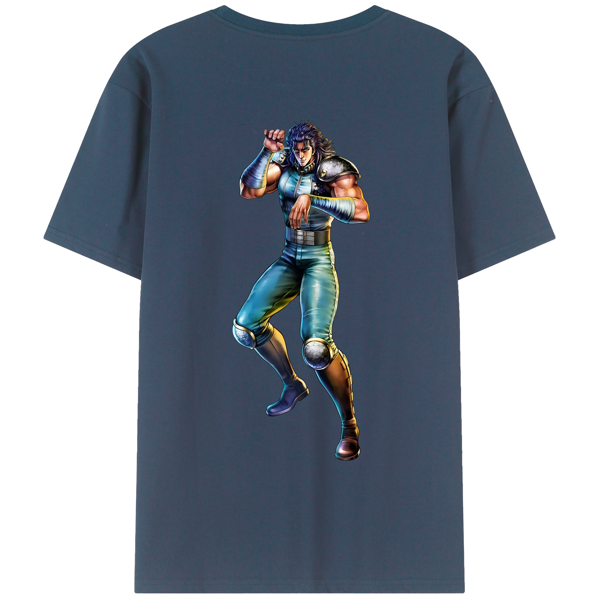 （画像用） 北斗の拳 Fist of the North Star レディース半袖Tシャツ(バックプリント)