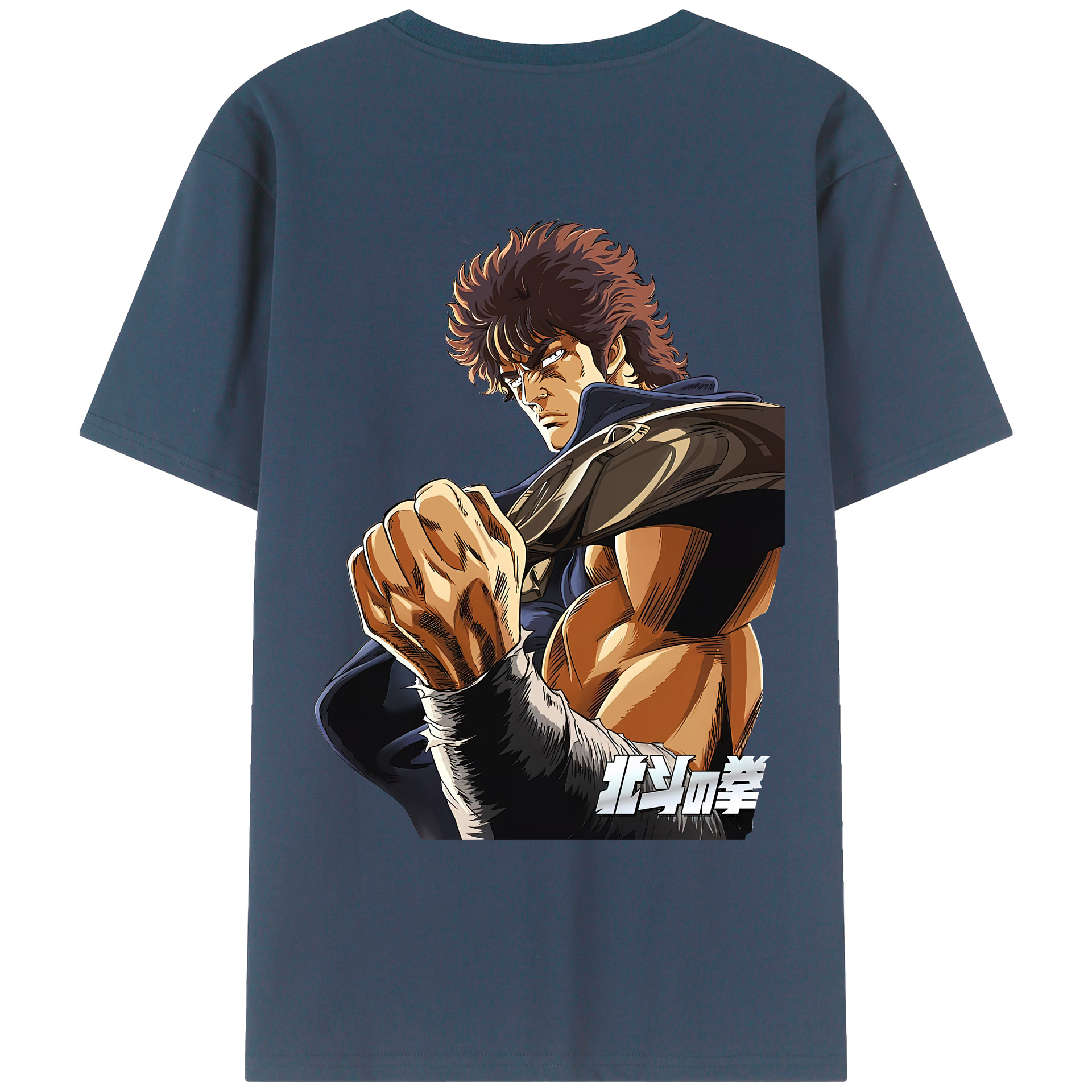 （画像用） 北斗の拳 Fist of the North Star レディース半袖Tシャツ(バックプリント)