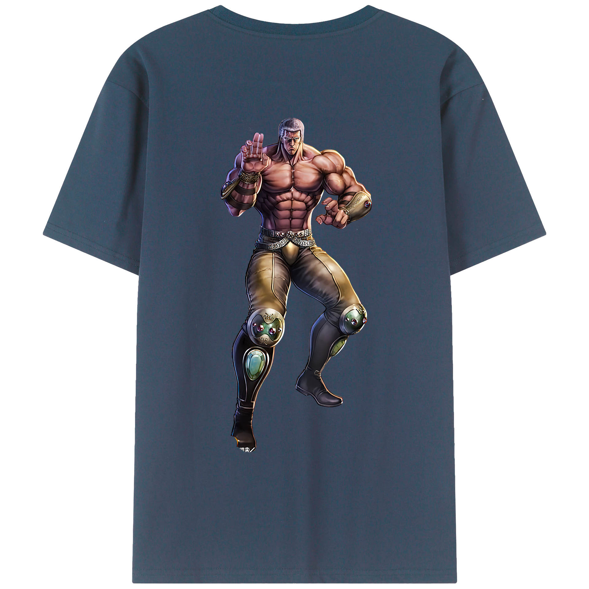 （画像用） 北斗の拳 Fist of the North Star レディース半袖Tシャツ(バックプリント)