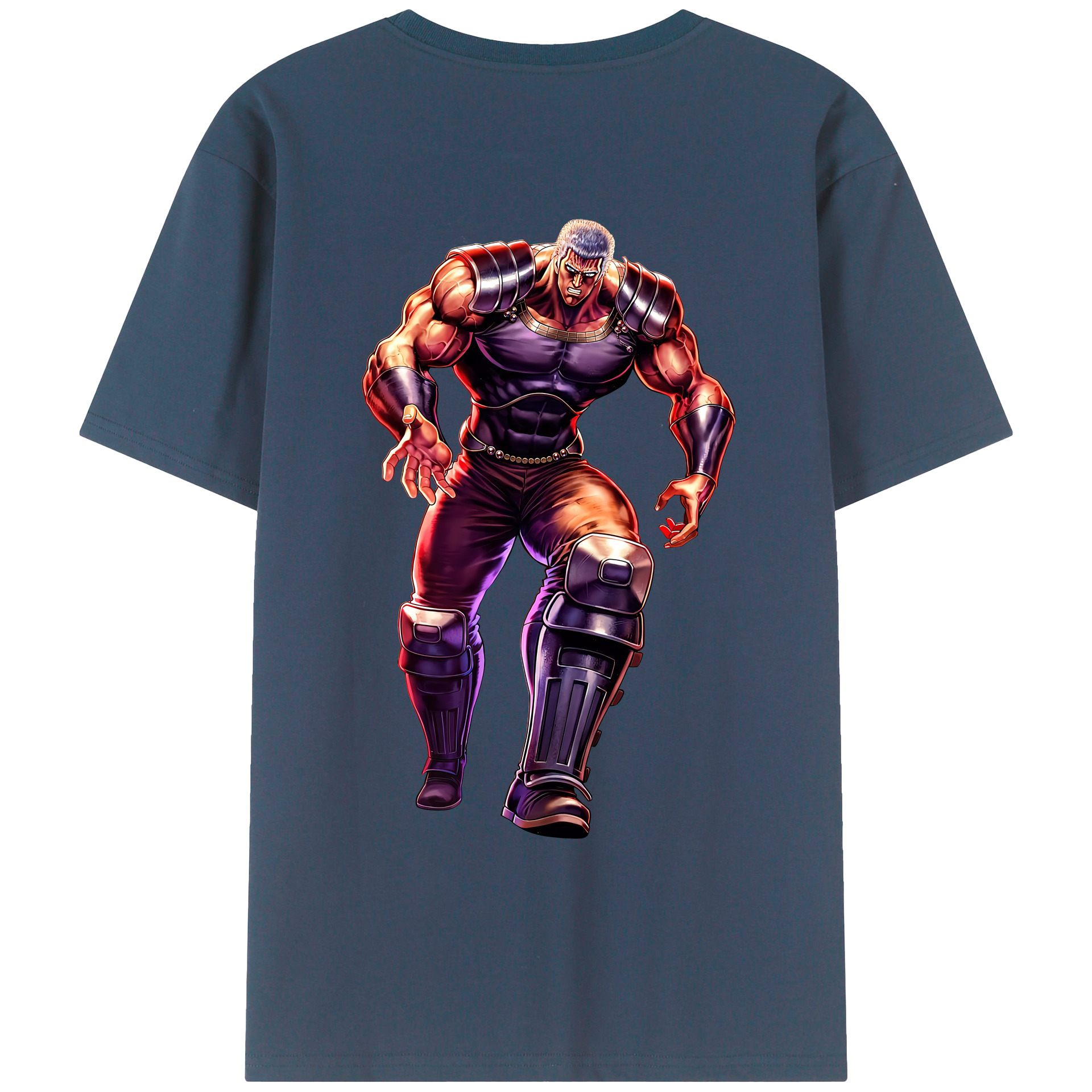 （画像用） 北斗の拳 Fist of the North Star レディース半袖Tシャツ(バックプリント)