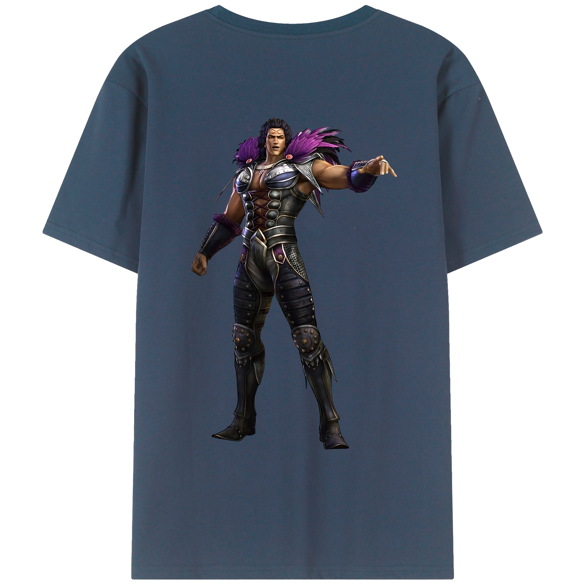 （画像用） 北斗の拳 Fist of the North Star レディース半袖Tシャツ(バックプリント)