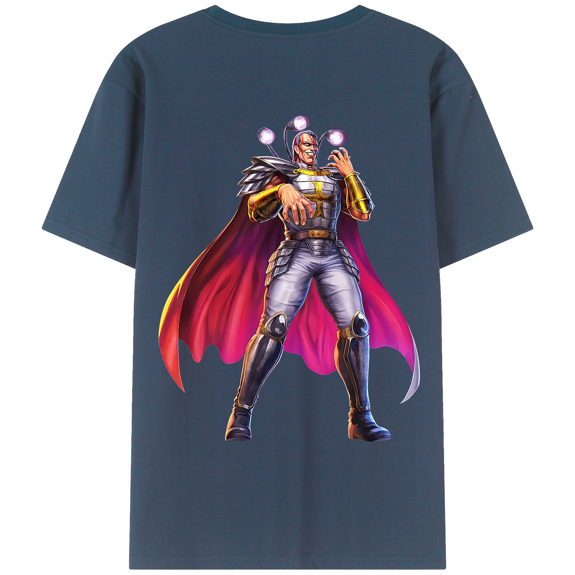 （画像用） 北斗の拳 Fist of the North Star レディース半袖Tシャツ(バックプリント)