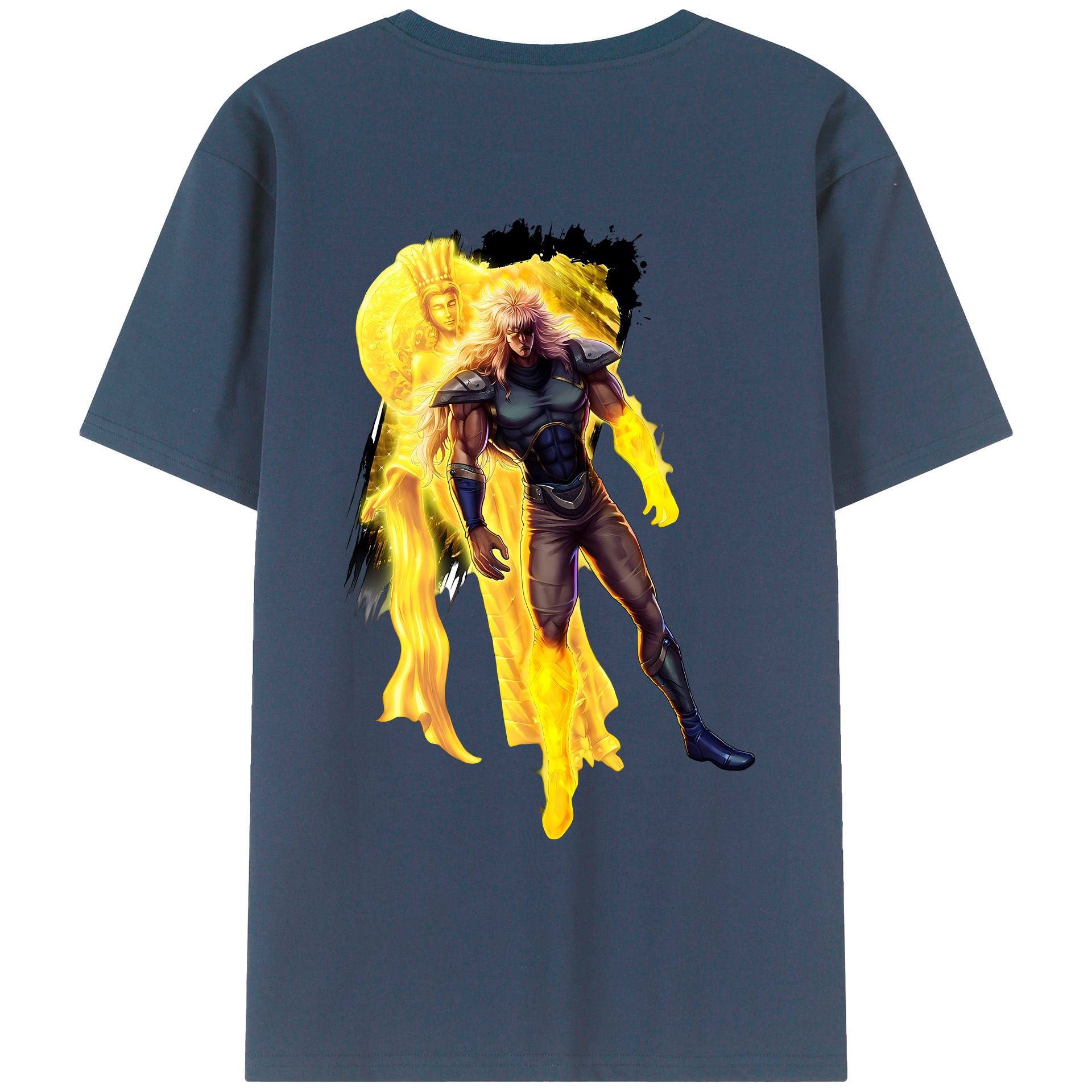 （画像用） 北斗の拳 Fist of the North Star レディース半袖Tシャツ(バックプリント)