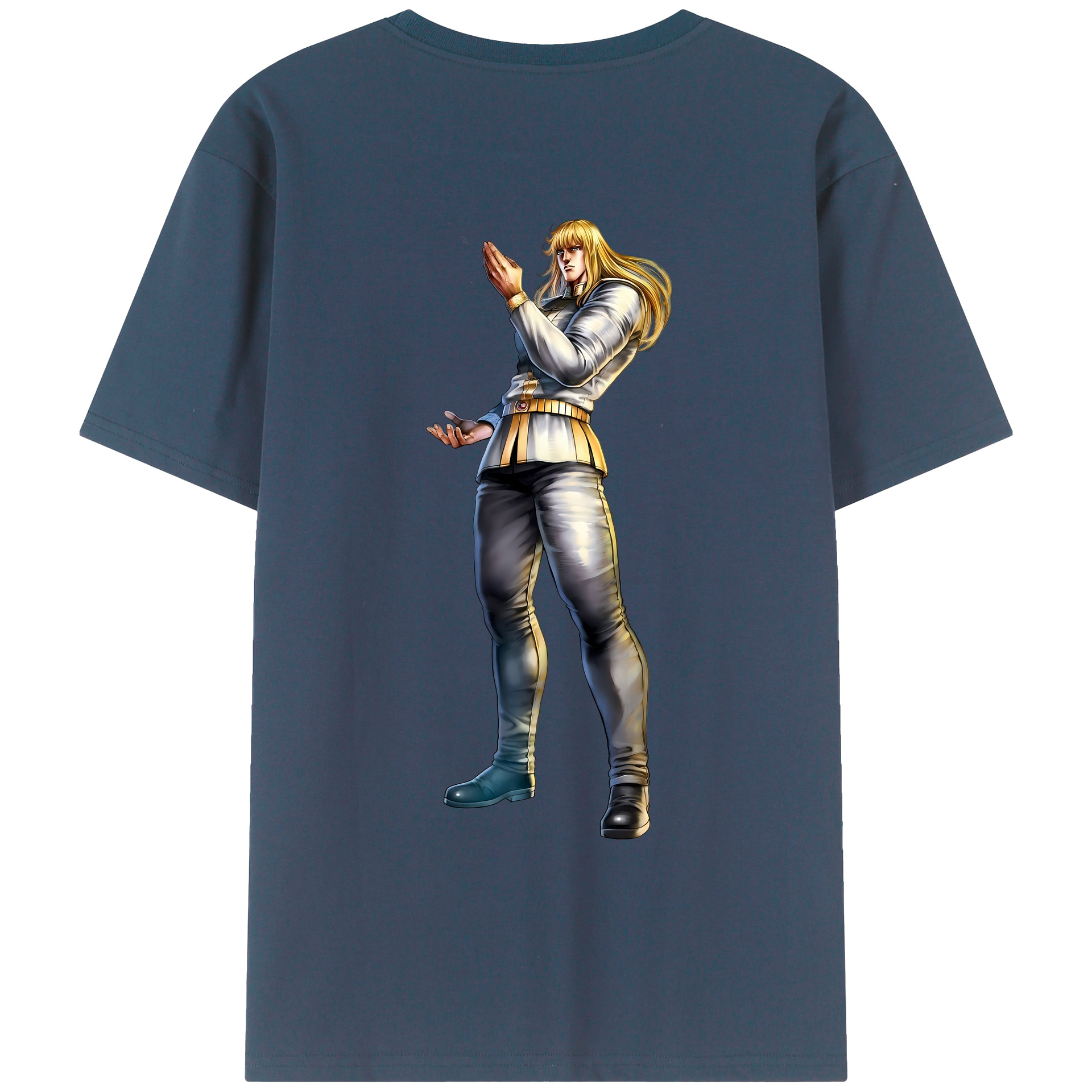 （画像用） 北斗の拳 Fist of the North Star レディース半袖Tシャツ(バックプリント)