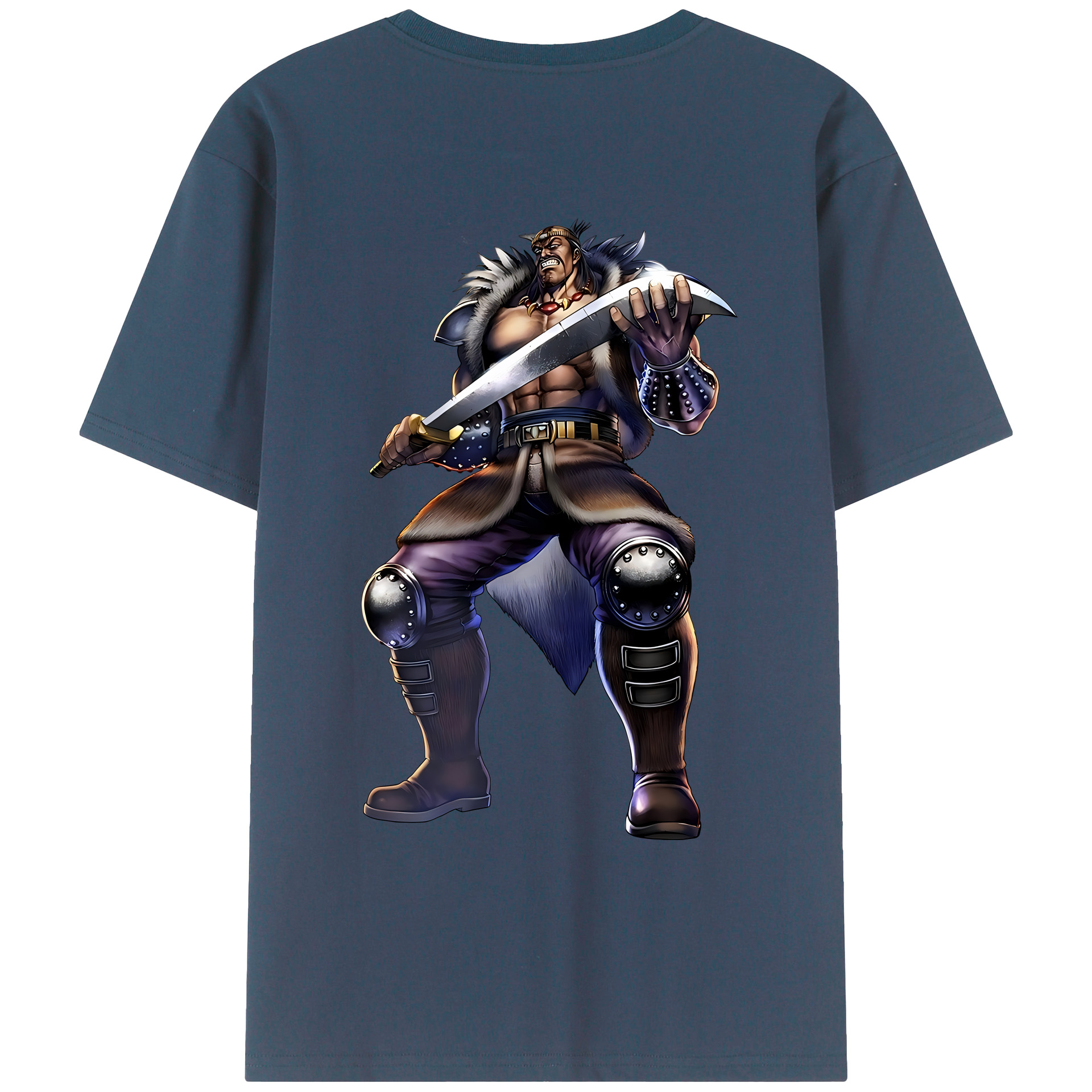（画像用） 北斗の拳 Fist of the North Star レディース半袖Tシャツ(バックプリント)