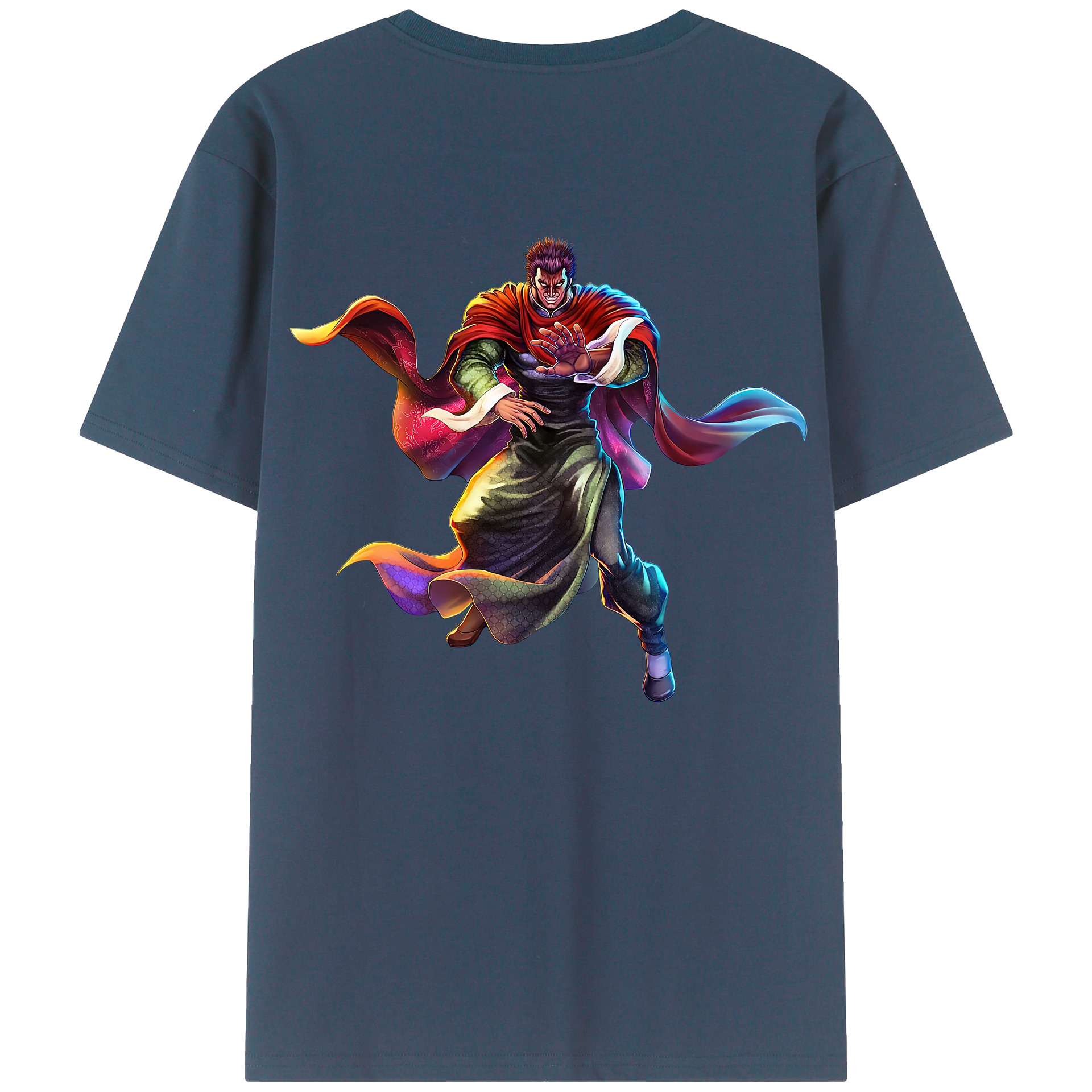 （画像用） 北斗の拳 Fist of the North Star レディース半袖Tシャツ(バックプリント)