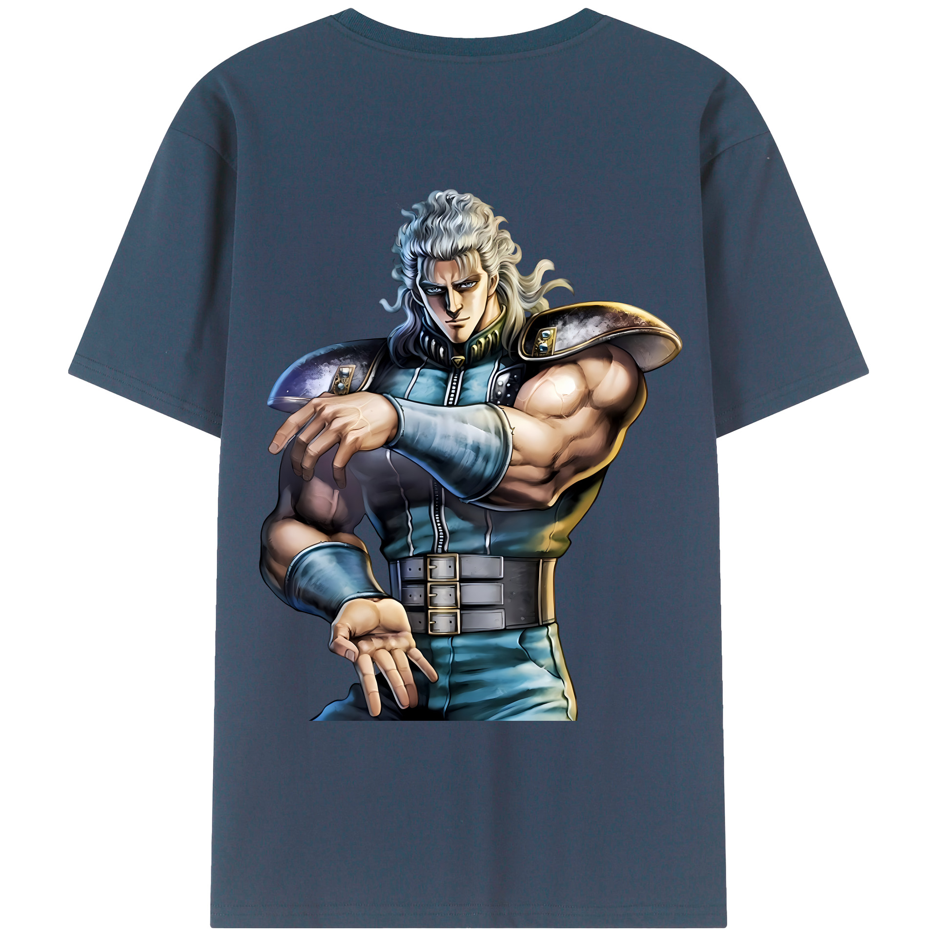 （画像用） 北斗の拳 Fist of the North Star レディース半袖Tシャツ(バックプリント)