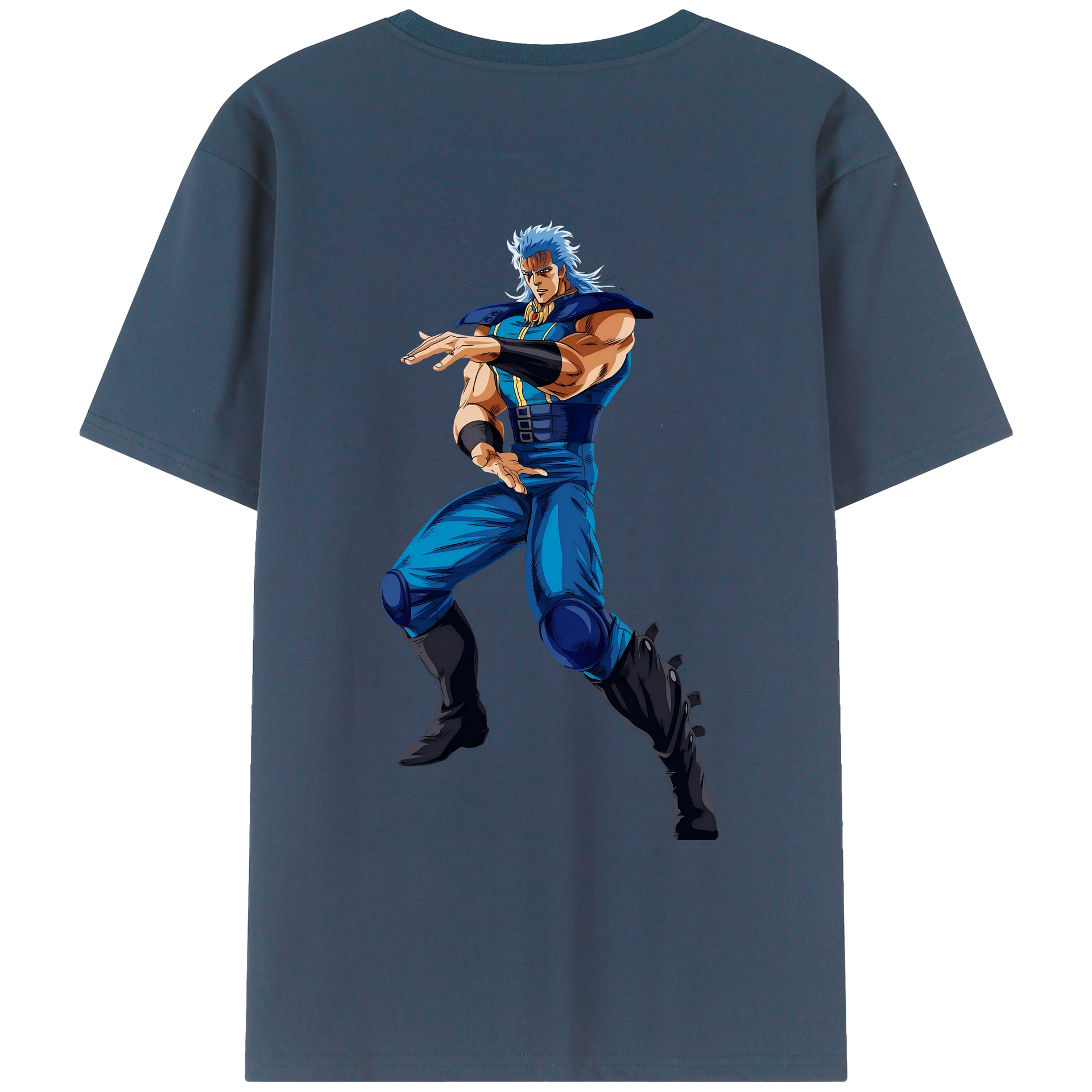 （画像用） 北斗の拳 Fist of the North Star レディース半袖Tシャツ(バックプリント)