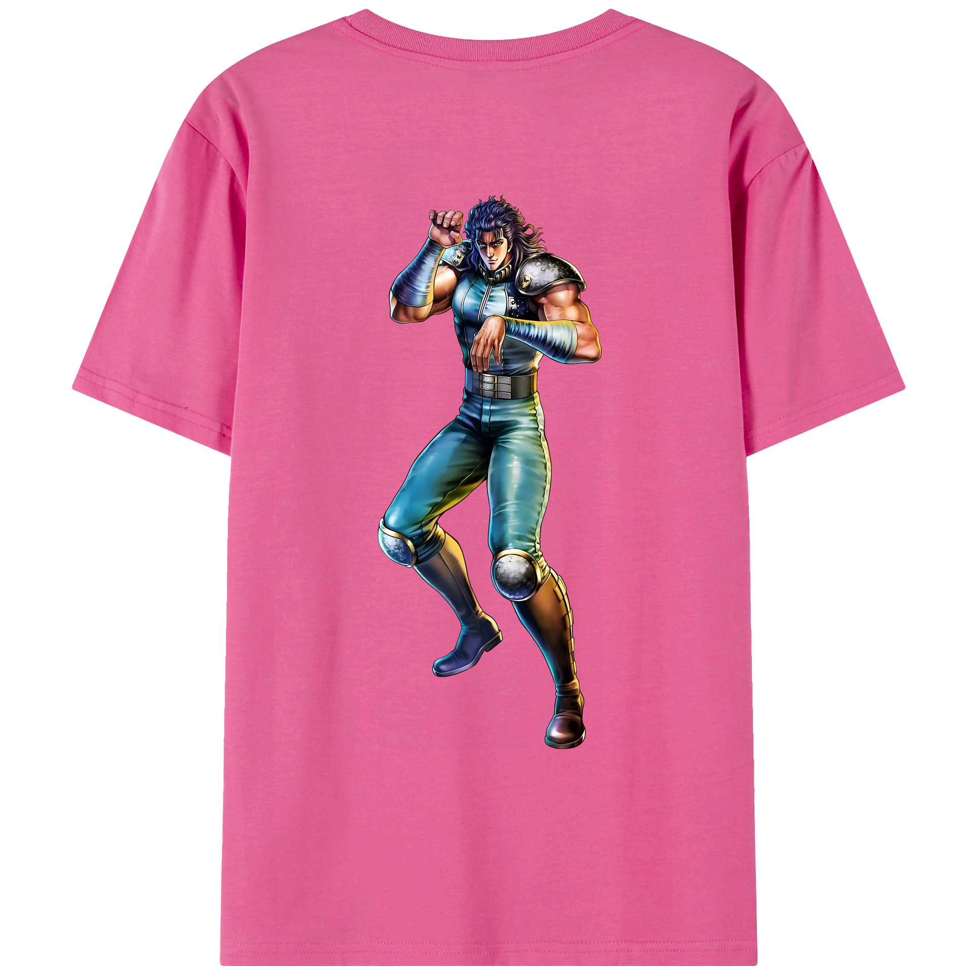 （画像用） 北斗の拳 Fist of the North Star レディース半袖Tシャツ(バックプリント)