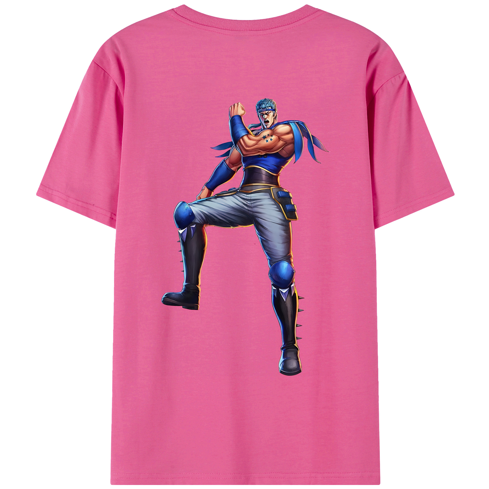 （画像用） 北斗の拳 Fist of the North Star レディース半袖Tシャツ(バックプリント)