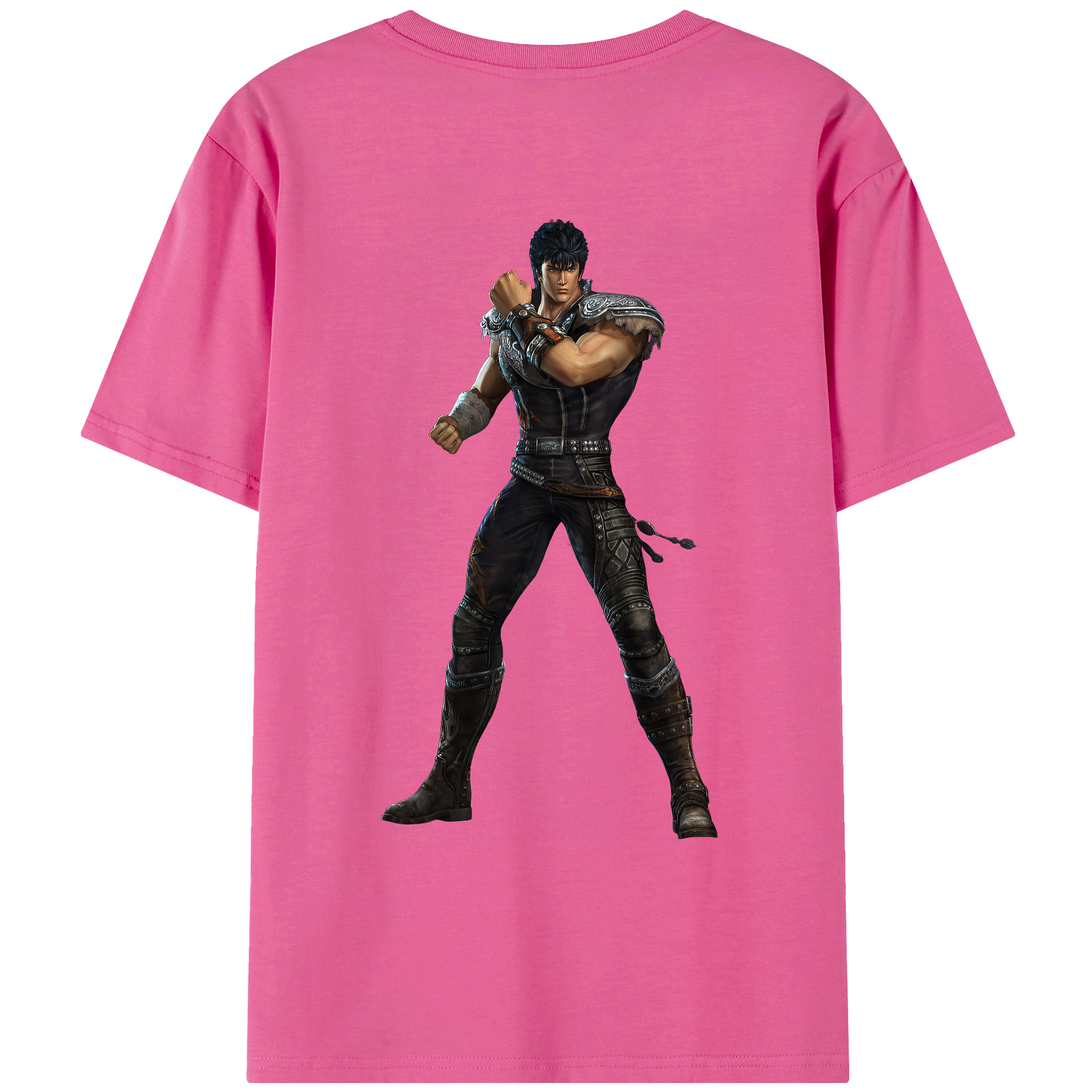 （画像用） 北斗の拳 Fist of the North Star レディース半袖Tシャツ(バックプリント)