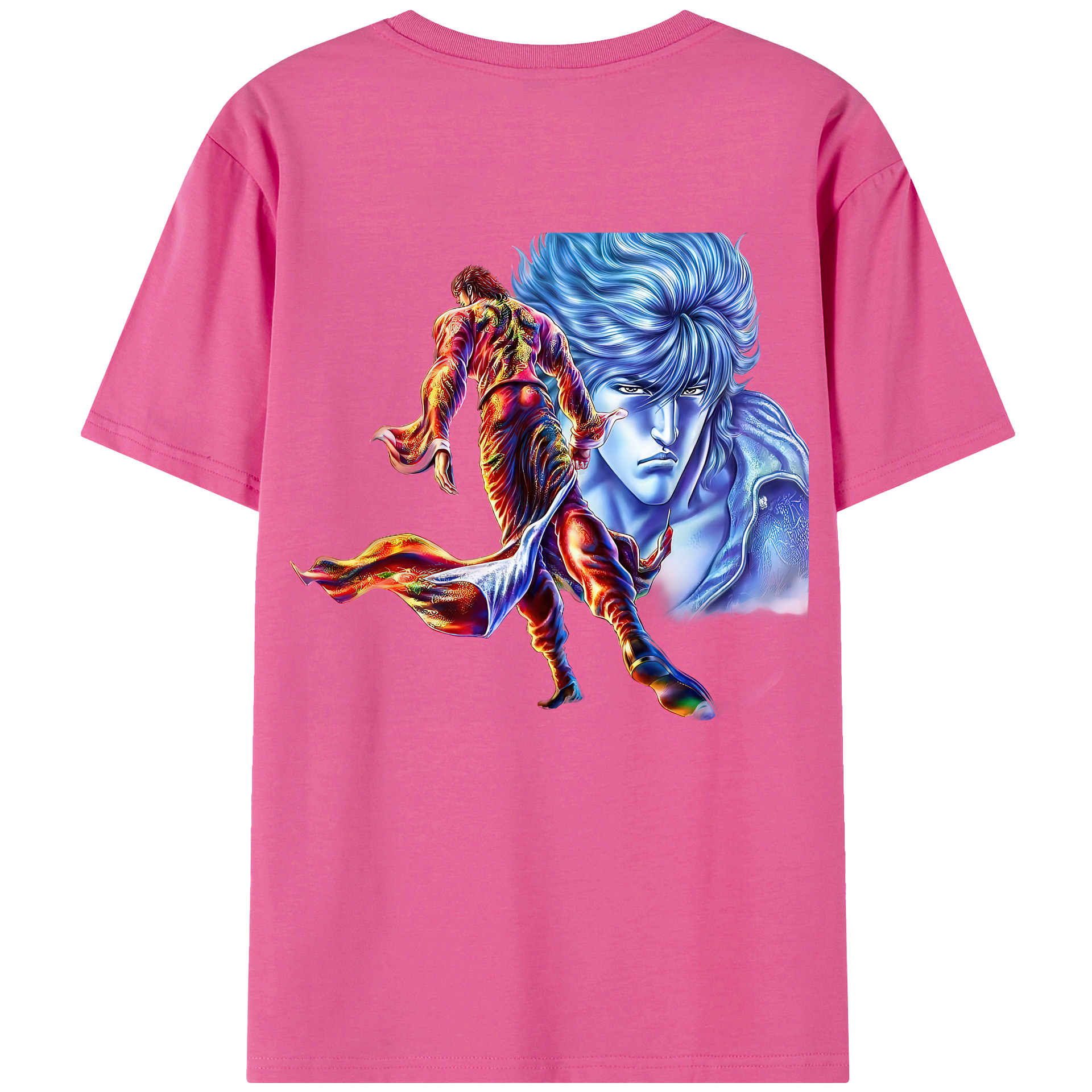 （画像用） 北斗の拳 Fist of the North Star レディース半袖Tシャツ(バックプリント)