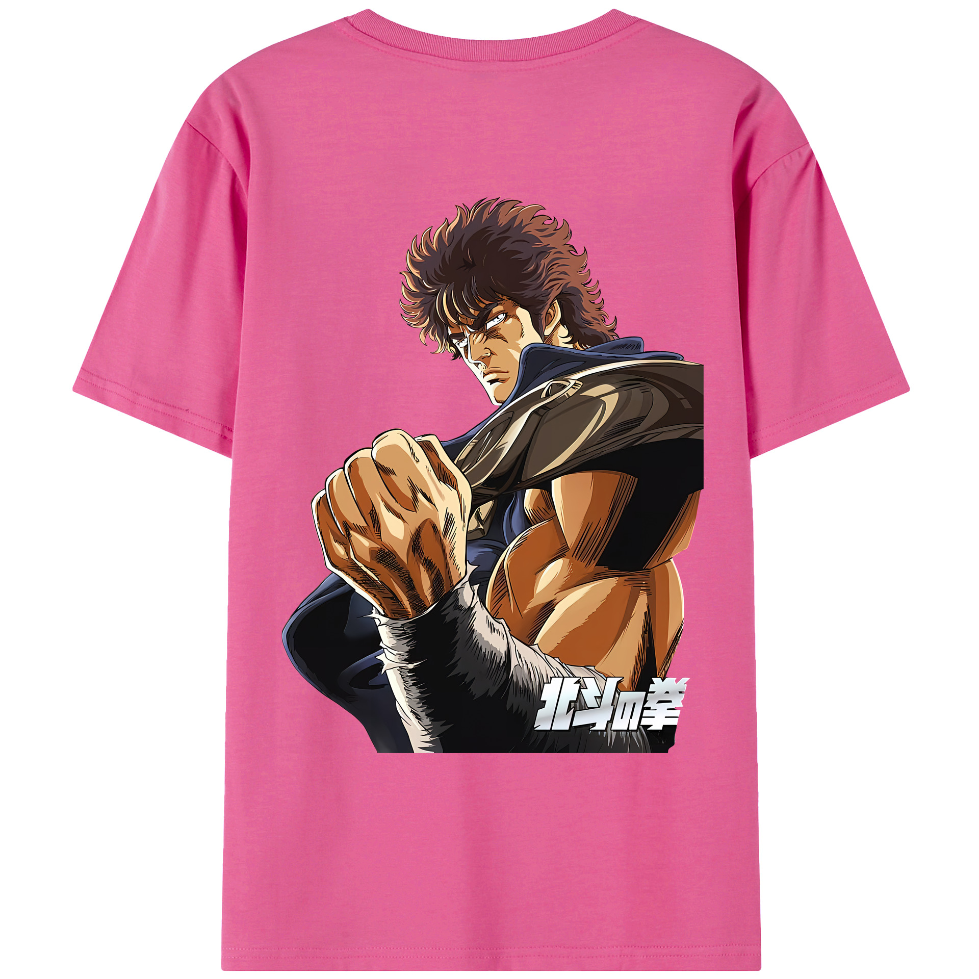 （画像用） 北斗の拳 Fist of the North Star レディース半袖Tシャツ(バックプリント)