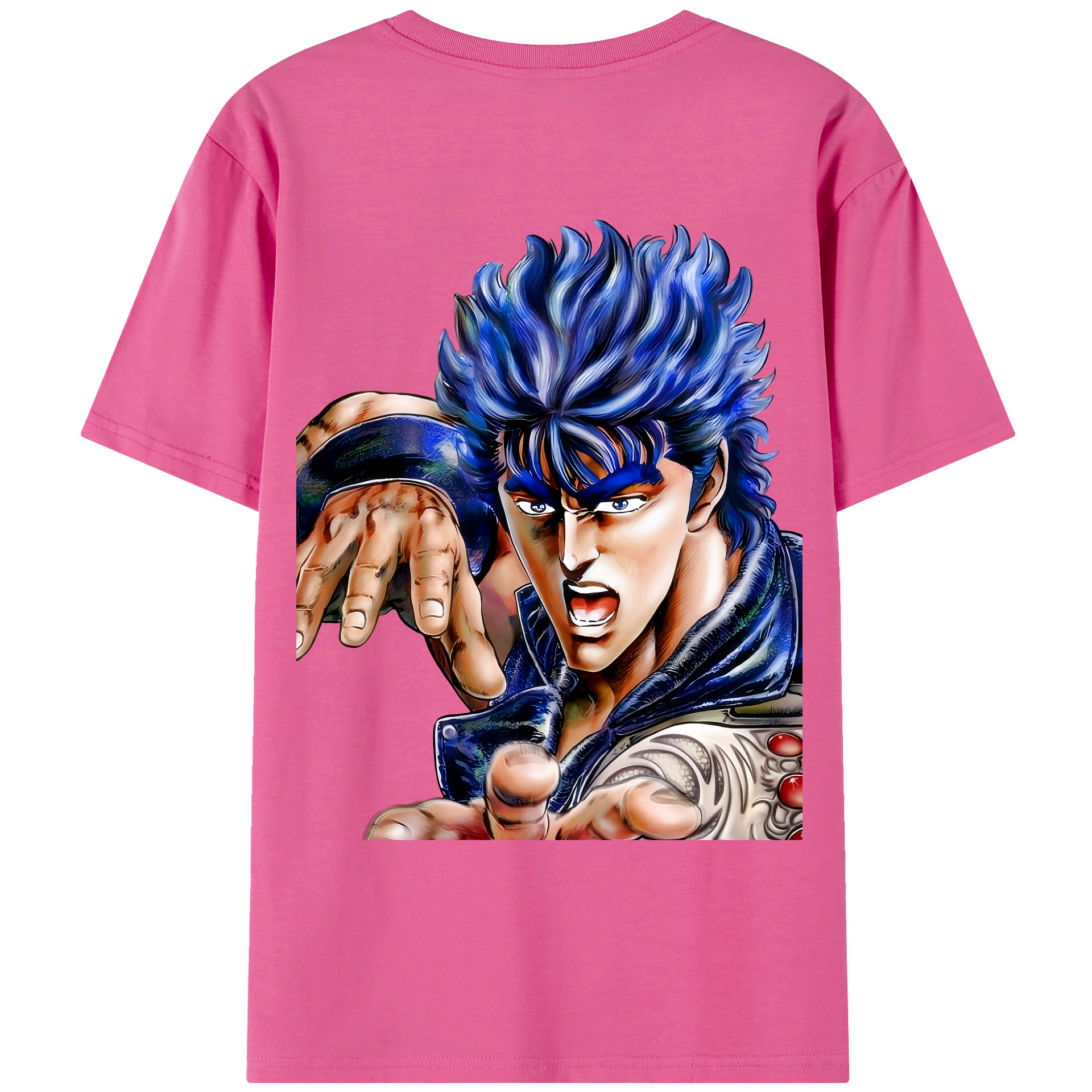 （画像用） 北斗の拳 Fist of the North Star レディース半袖Tシャツ(バックプリント)