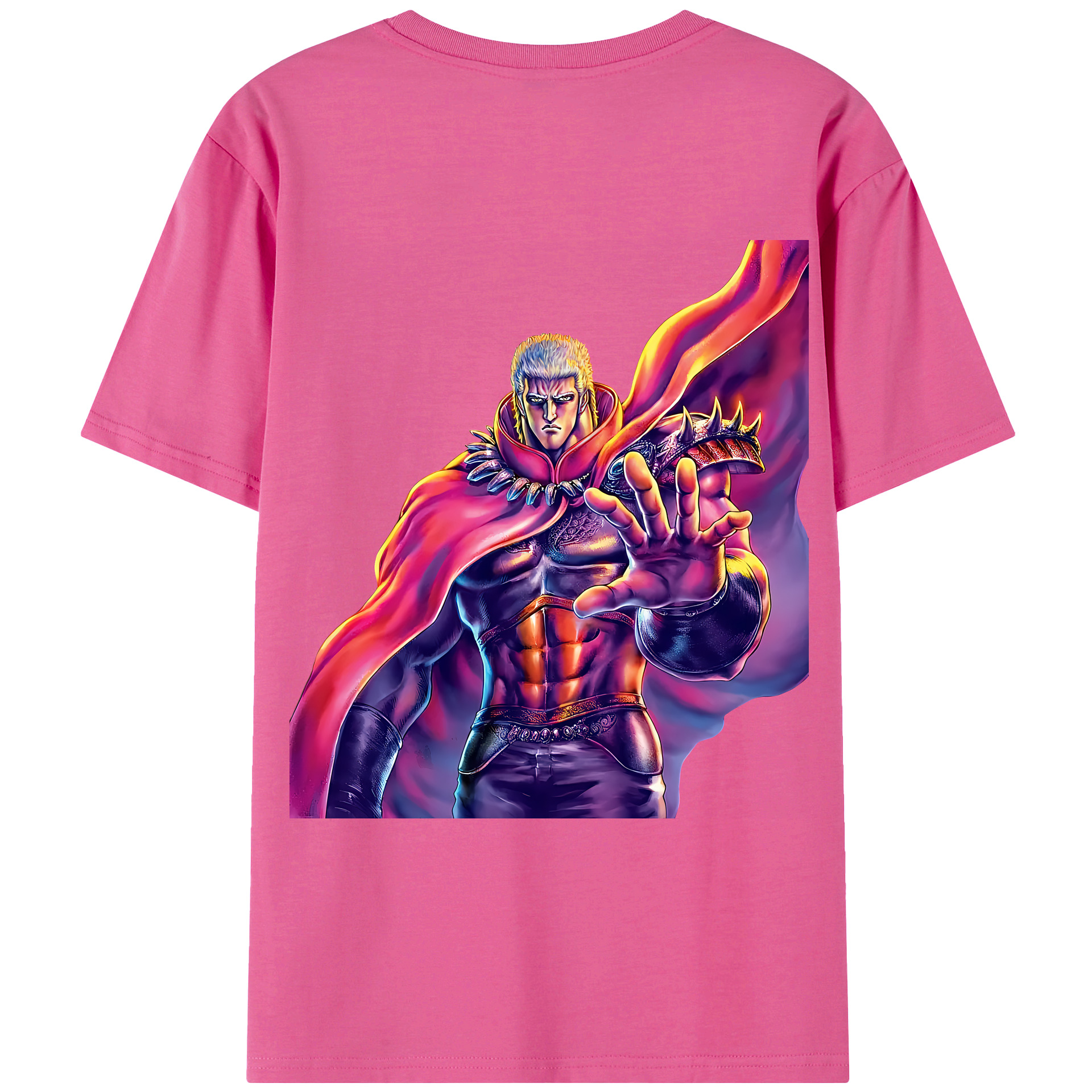 （画像用） 北斗の拳 Fist of the North Star レディース半袖Tシャツ(バックプリント)