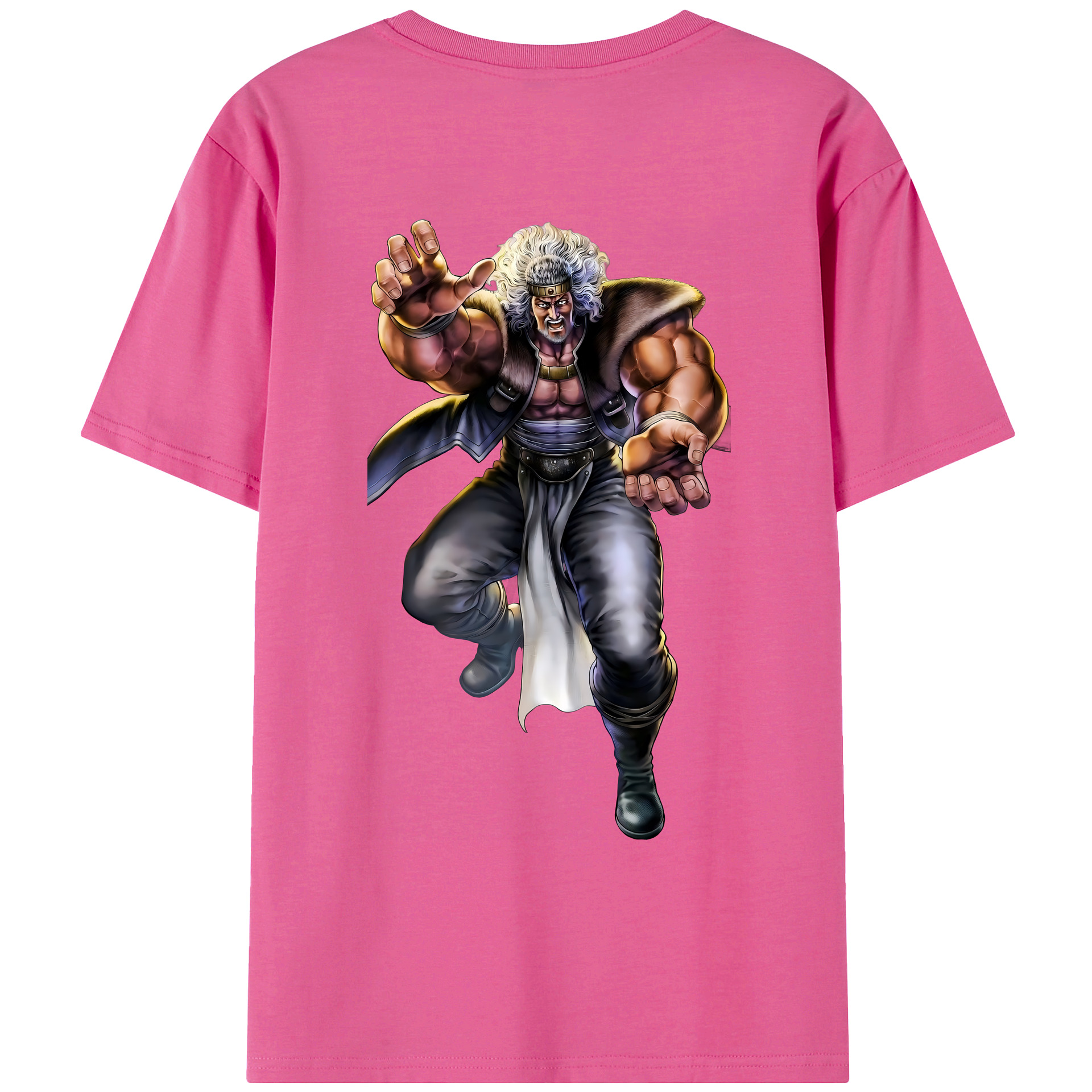（画像用） 北斗の拳 Fist of the North Star レディース半袖Tシャツ(バックプリント)