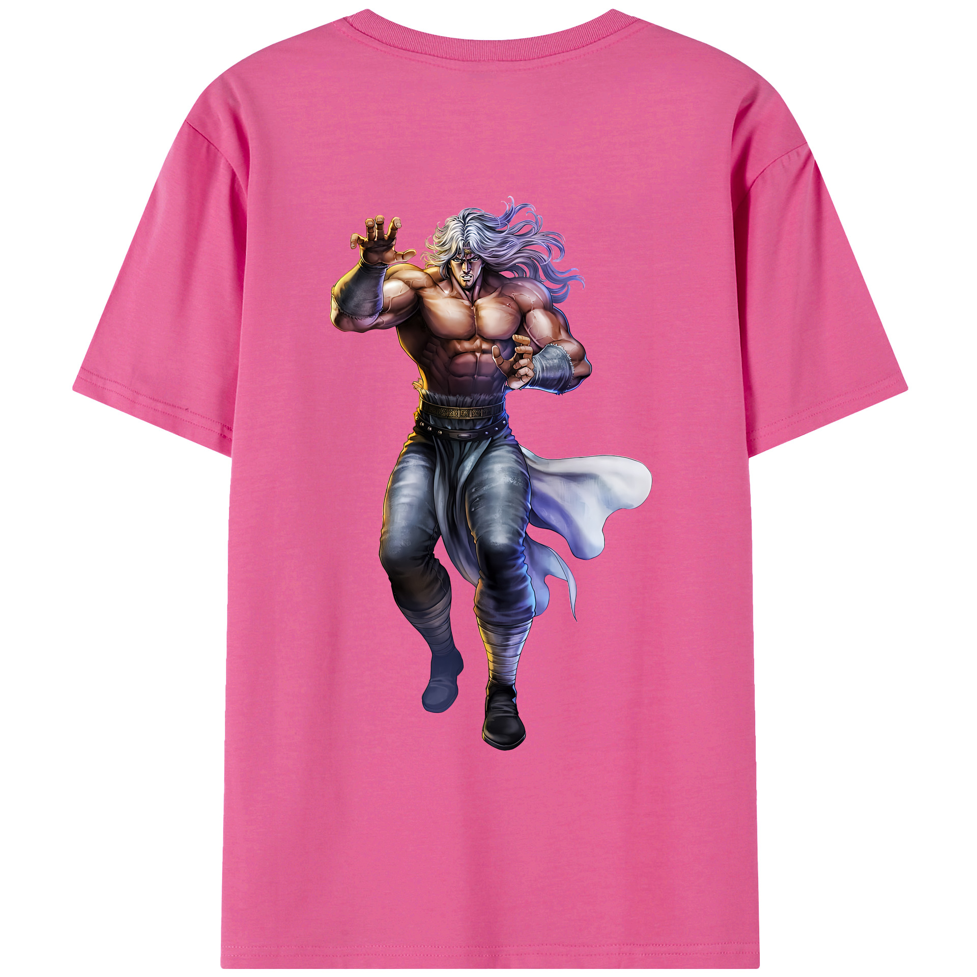（画像用） 北斗の拳 Fist of the North Star レディース半袖Tシャツ(バックプリント)