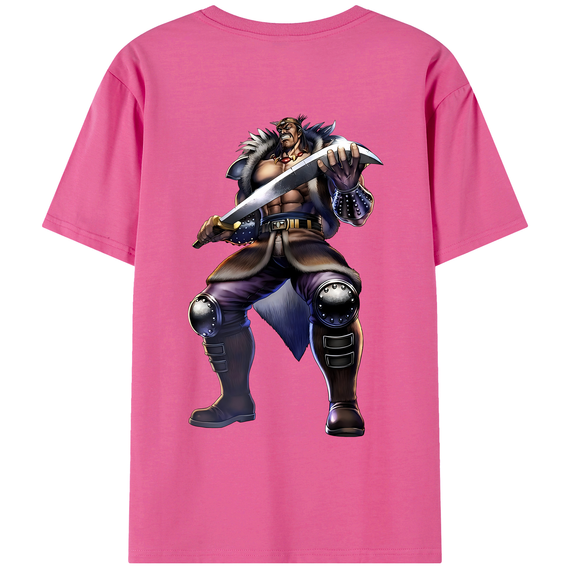 （画像用） 北斗の拳 Fist of the North Star レディース半袖Tシャツ(バックプリント)