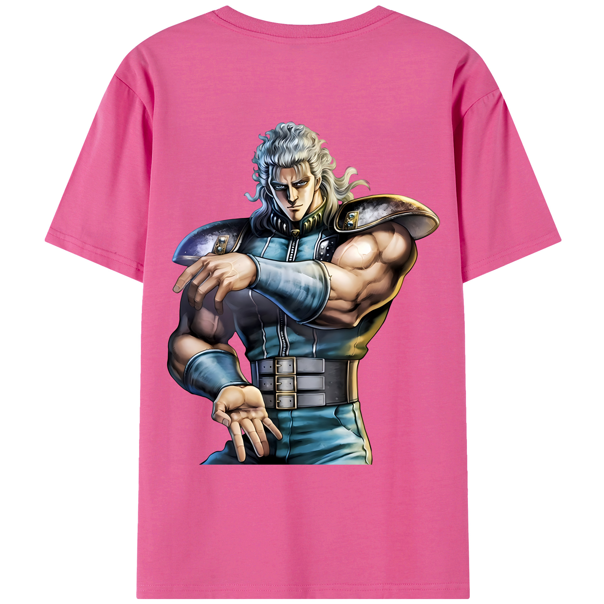 （画像用） 北斗の拳 Fist of the North Star レディース半袖Tシャツ(バックプリント)