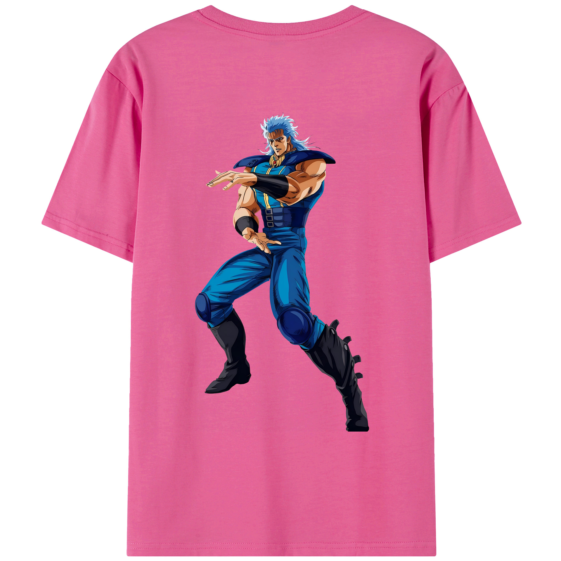（画像用） 北斗の拳 Fist of the North Star レディース半袖Tシャツ(バックプリント)