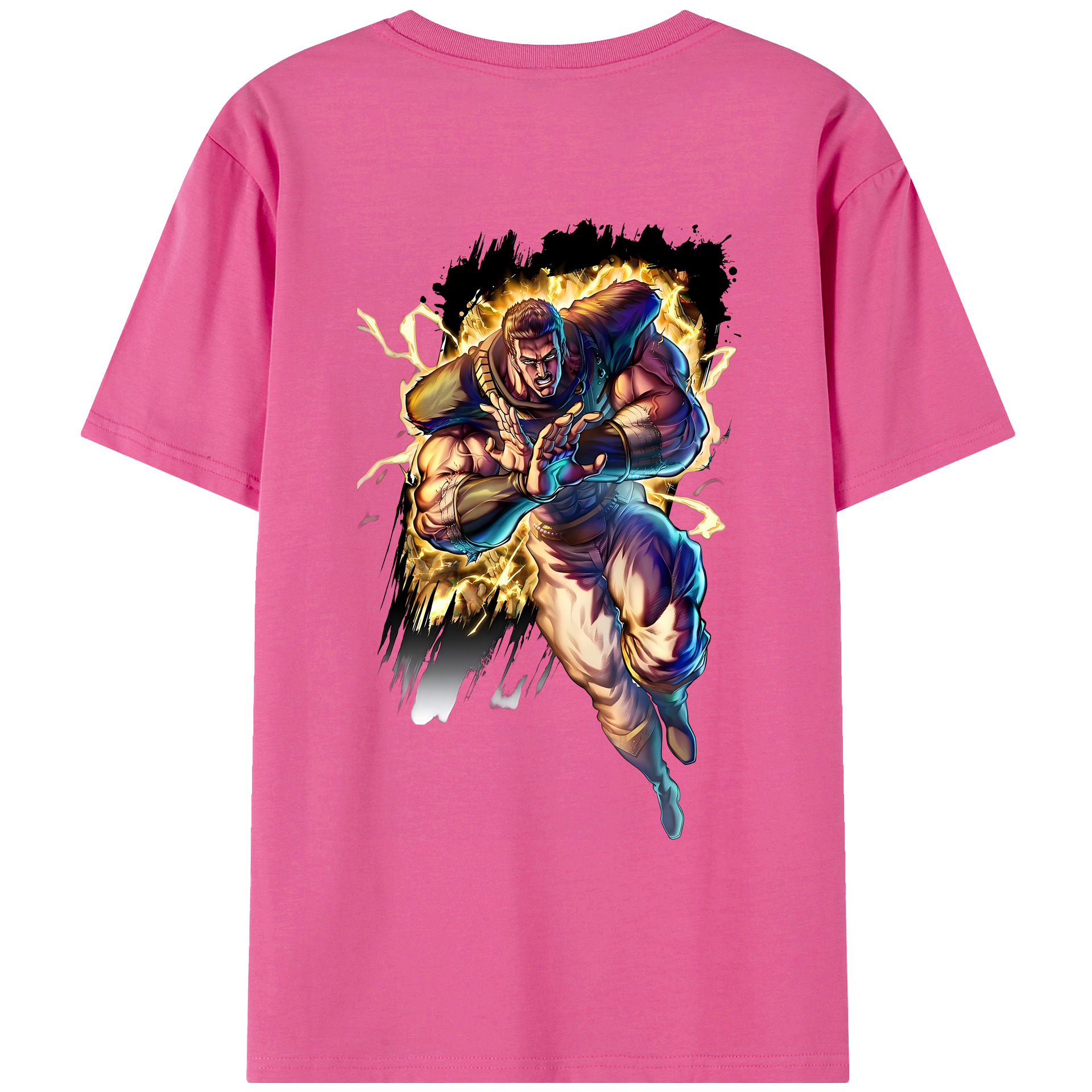 （画像用） 北斗の拳 Fist of the North Star レディース半袖Tシャツ(バックプリント)
