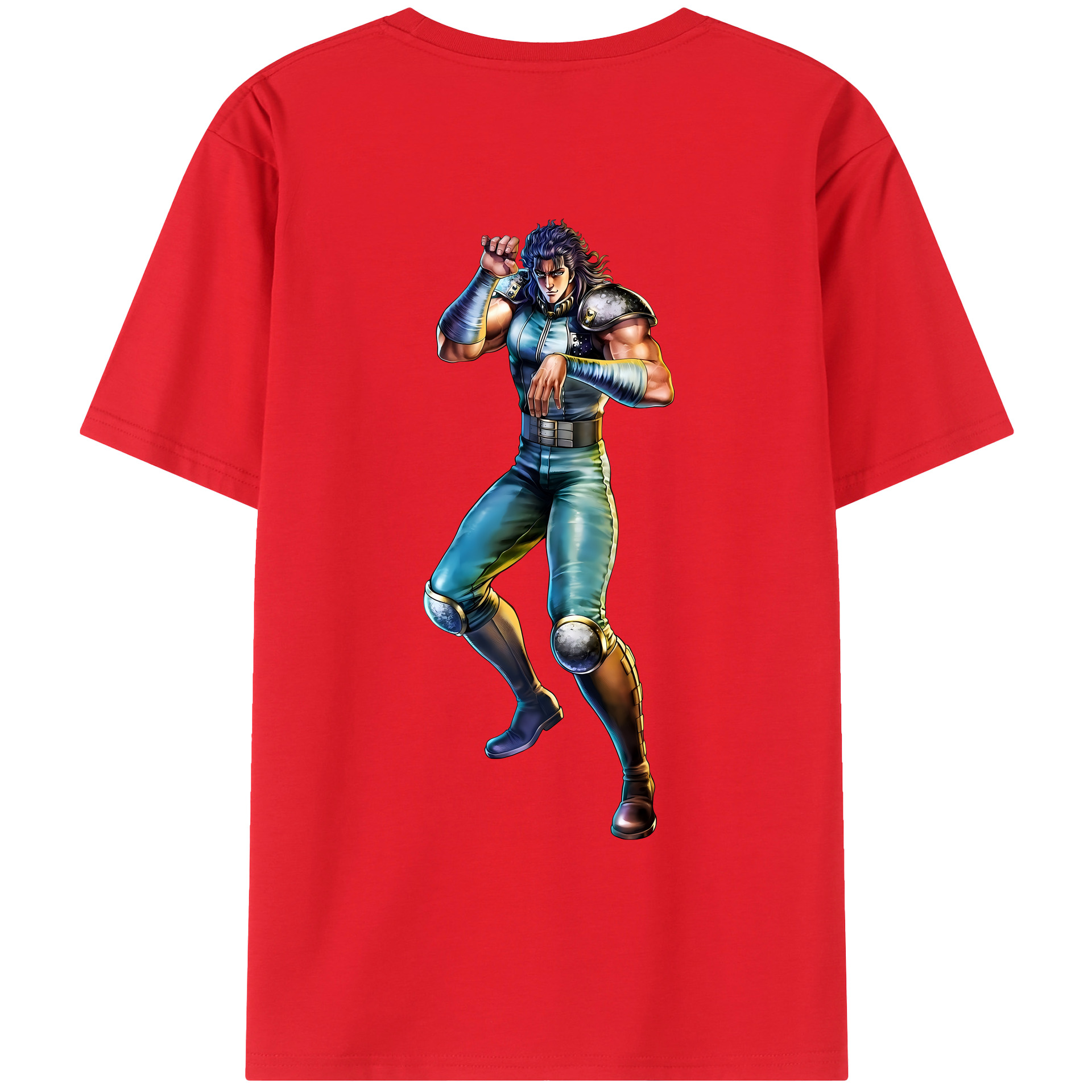 （画像用） 北斗の拳 Fist of the North Star レディース半袖Tシャツ(バックプリント)