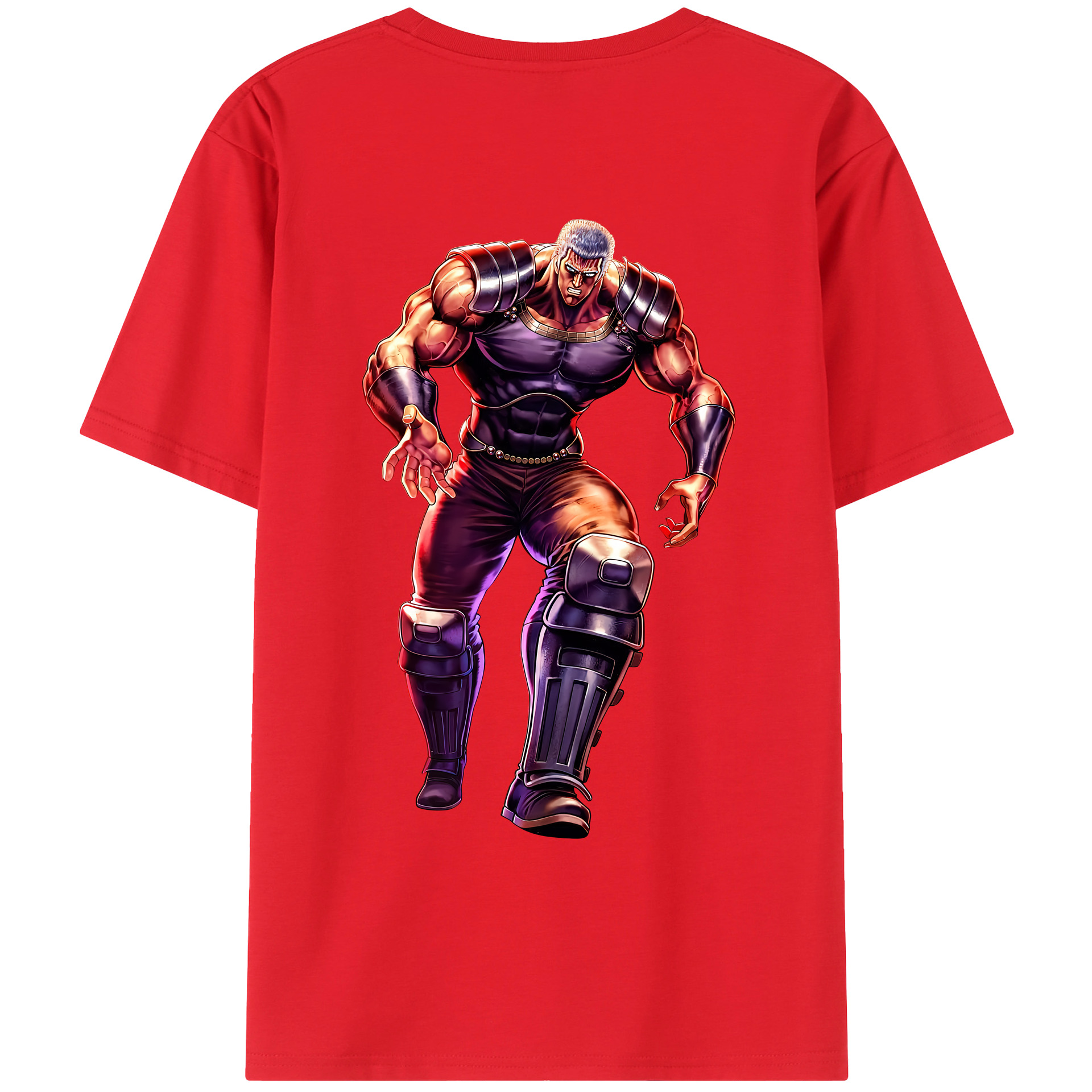 （画像用） 北斗の拳 Fist of the North Star レディース半袖Tシャツ(バックプリント)