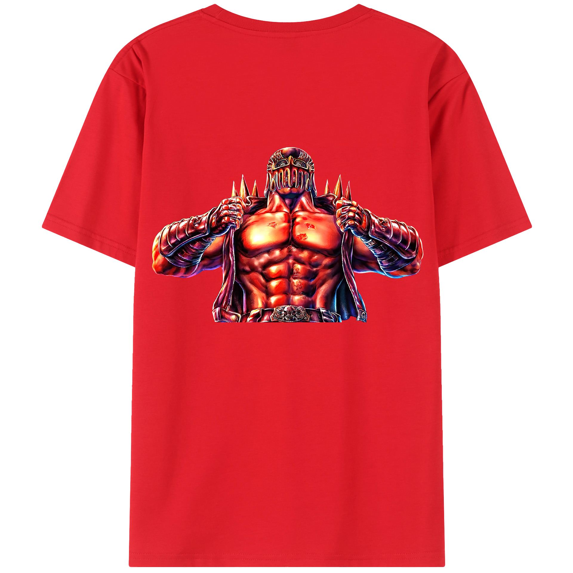 （画像用） 北斗の拳 Fist of the North Star レディース半袖Tシャツ(バックプリント)