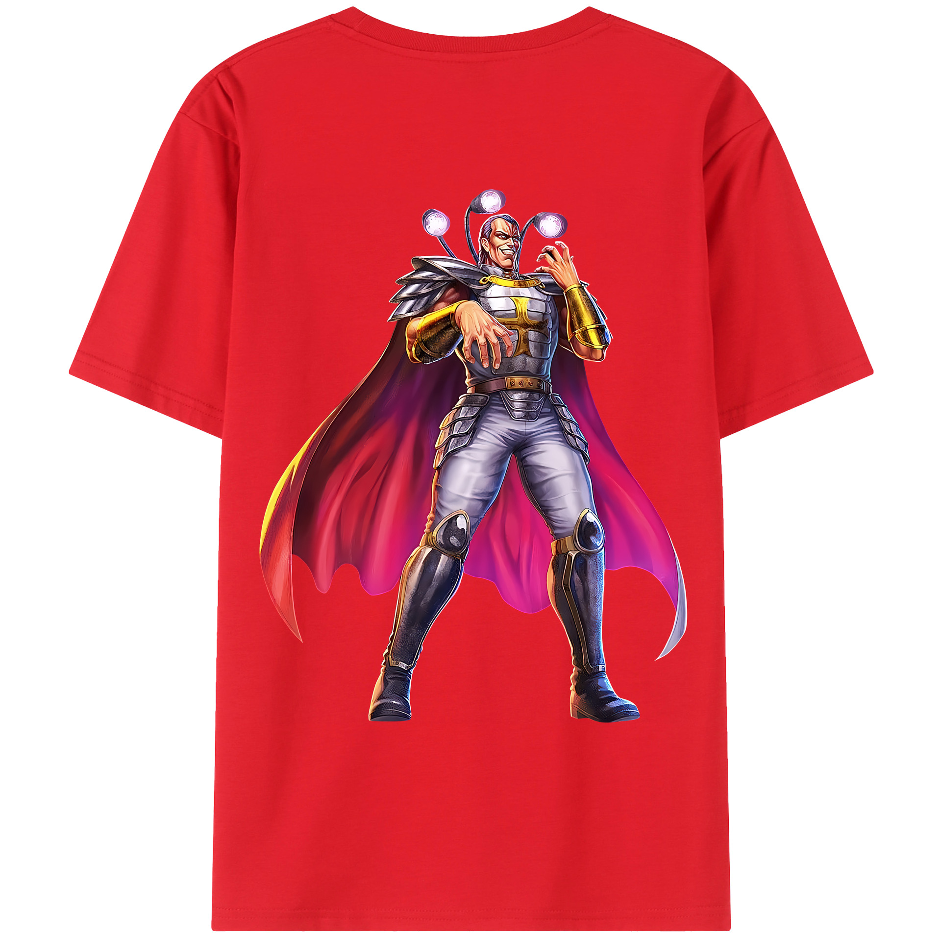 （画像用） 北斗の拳 Fist of the North Star レディース半袖Tシャツ(バックプリント)