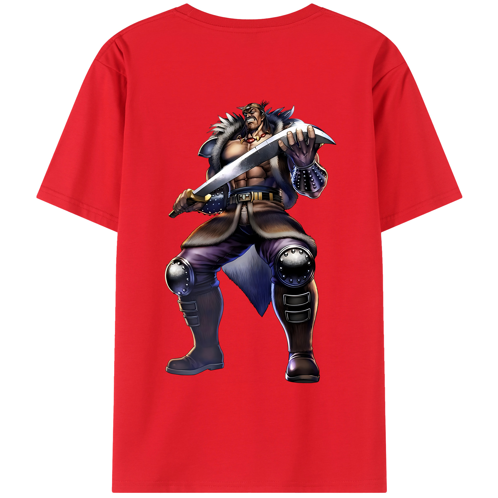 （画像用） 北斗の拳 Fist of the North Star レディース半袖Tシャツ(バックプリント)