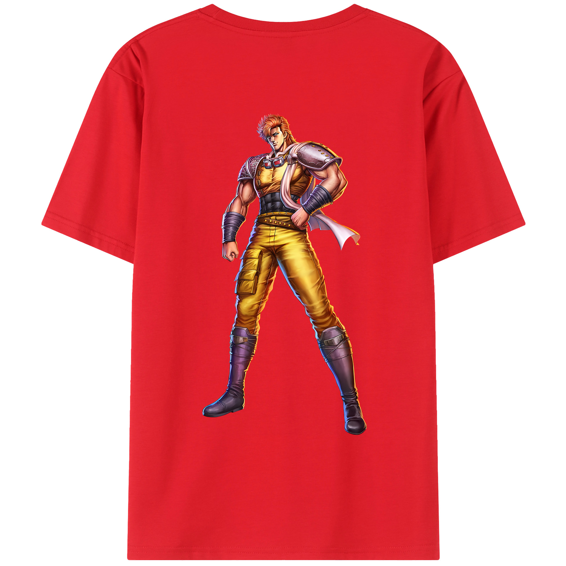 （画像用） 北斗の拳 Fist of the North Star レディース半袖Tシャツ(バックプリント)