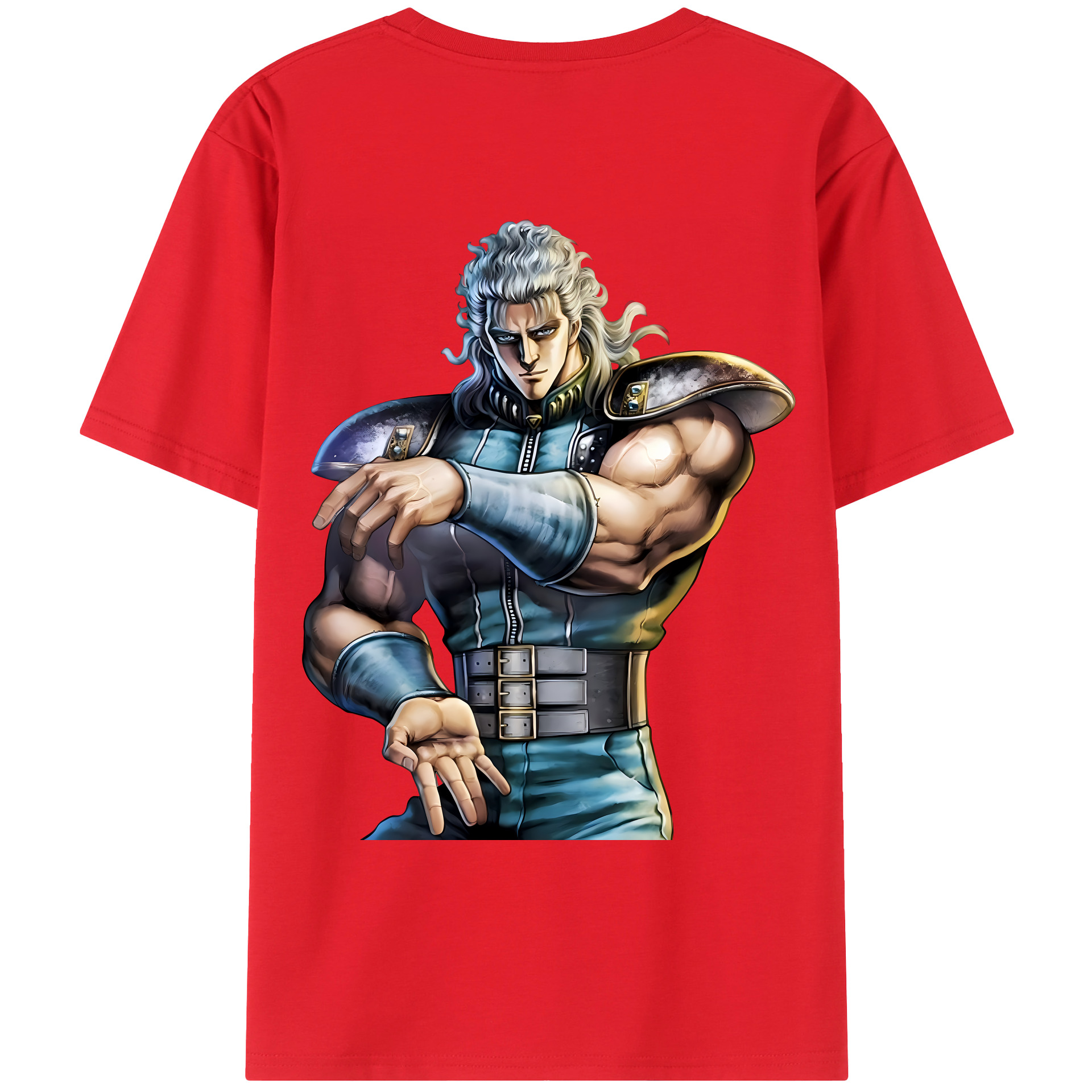（画像用） 北斗の拳 Fist of the North Star レディース半袖Tシャツ(バックプリント)