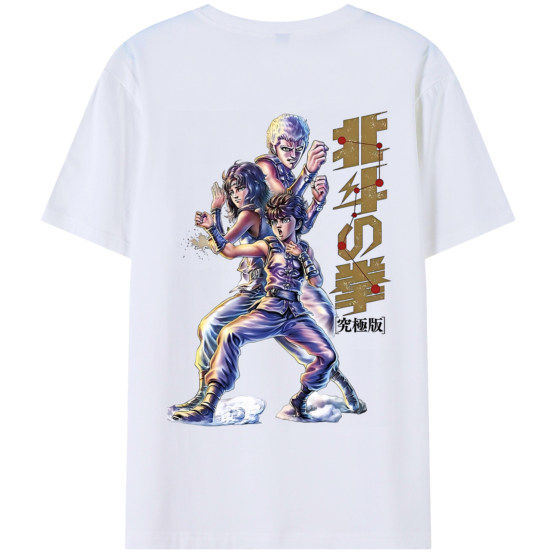 （画像用） 北斗の拳 Fist of the North Star レディース半袖Tシャツ(バックプリント)