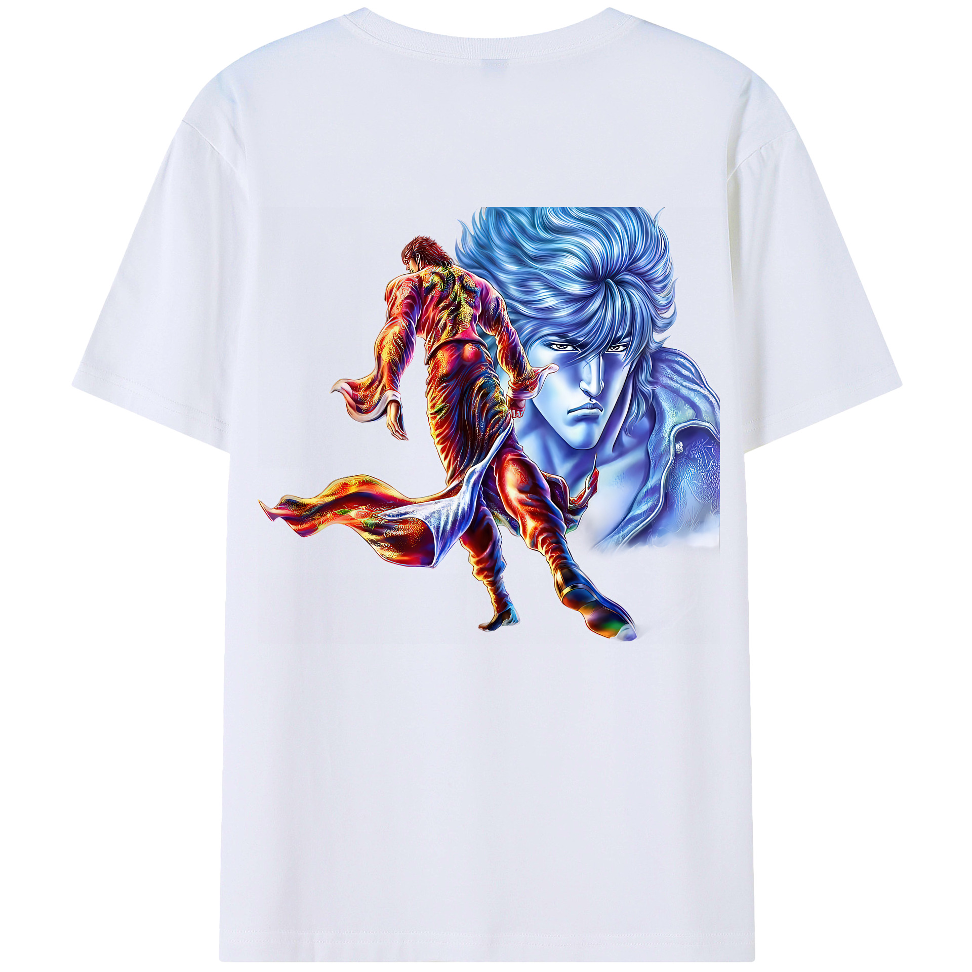 （画像用） 北斗の拳 Fist of the North Star レディース半袖Tシャツ(バックプリント)