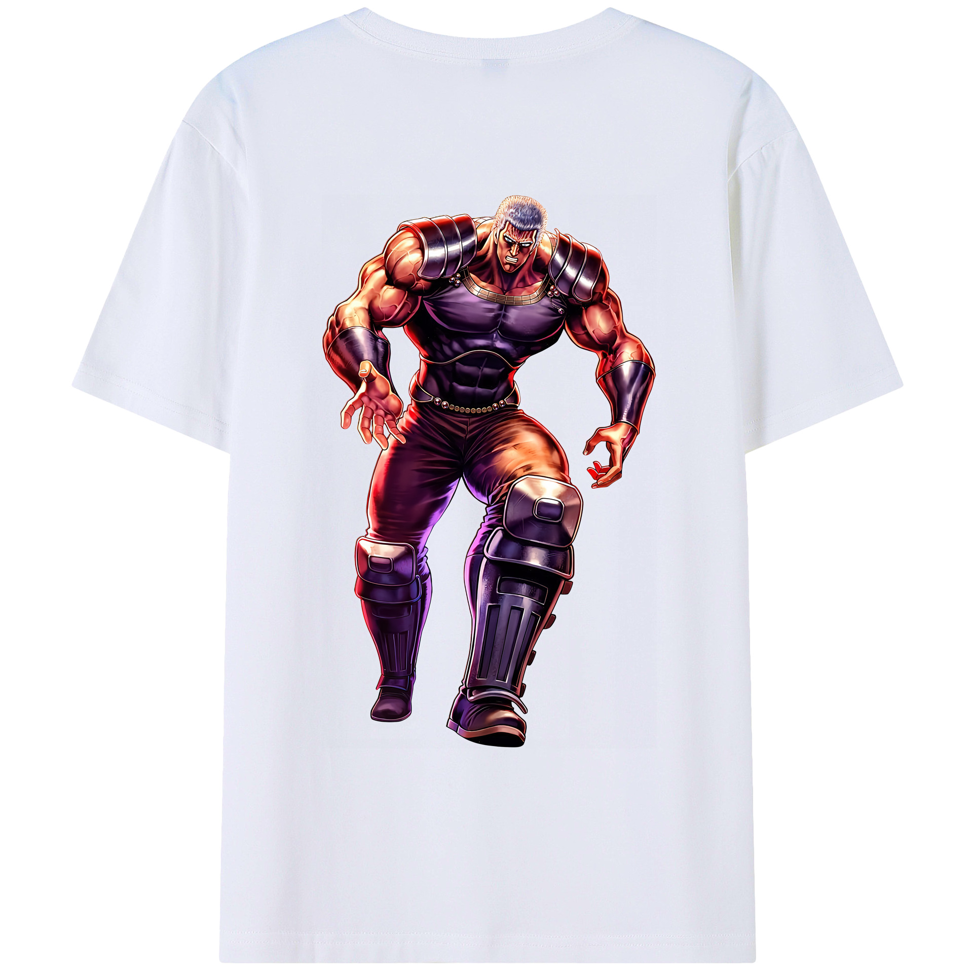 （画像用） 北斗の拳 Fist of the North Star レディース半袖Tシャツ(バックプリント)